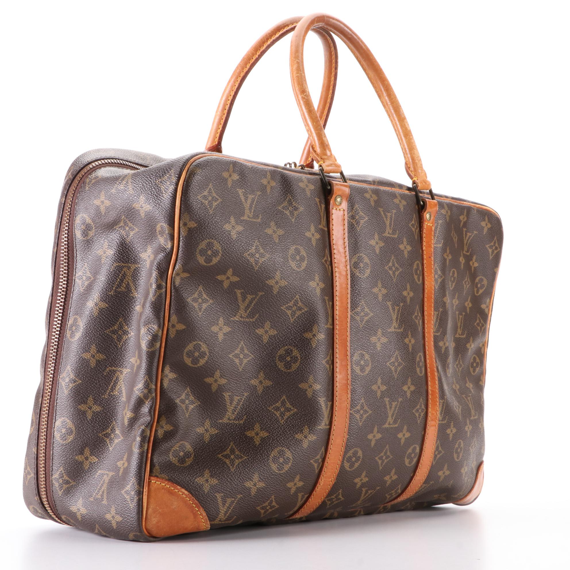 Louis Vuitton Sirius Valise Souple 45 in Monogram Canvas and Vachetta Leather