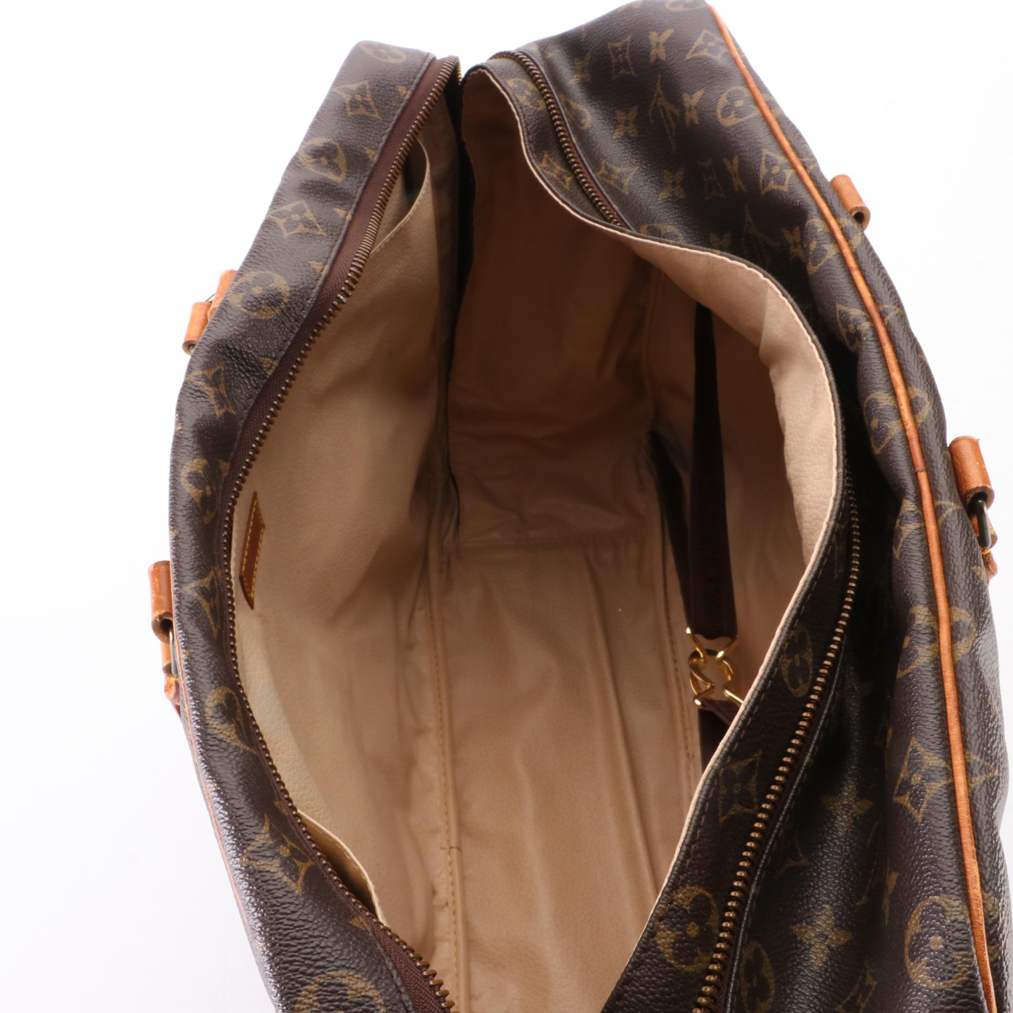 Louis Vuitton Sirius Valise Souple 45 in Monogram Canvas and Vachetta Leather