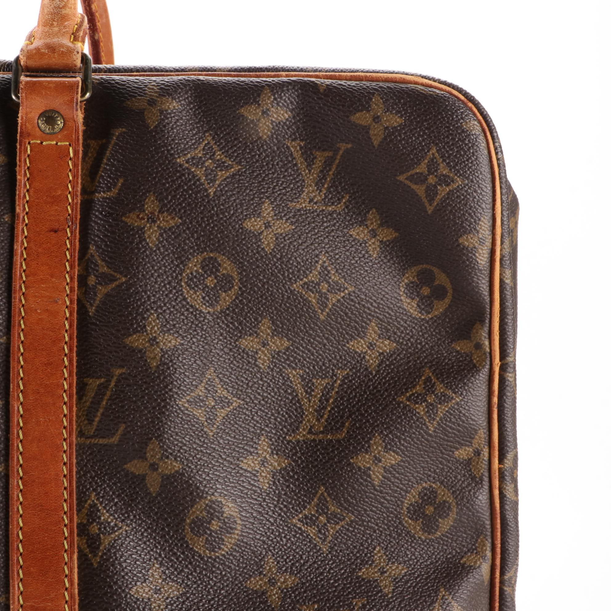 Louis Vuitton Sirius Valise Souple 45 in Monogram Canvas and Vachetta Leather