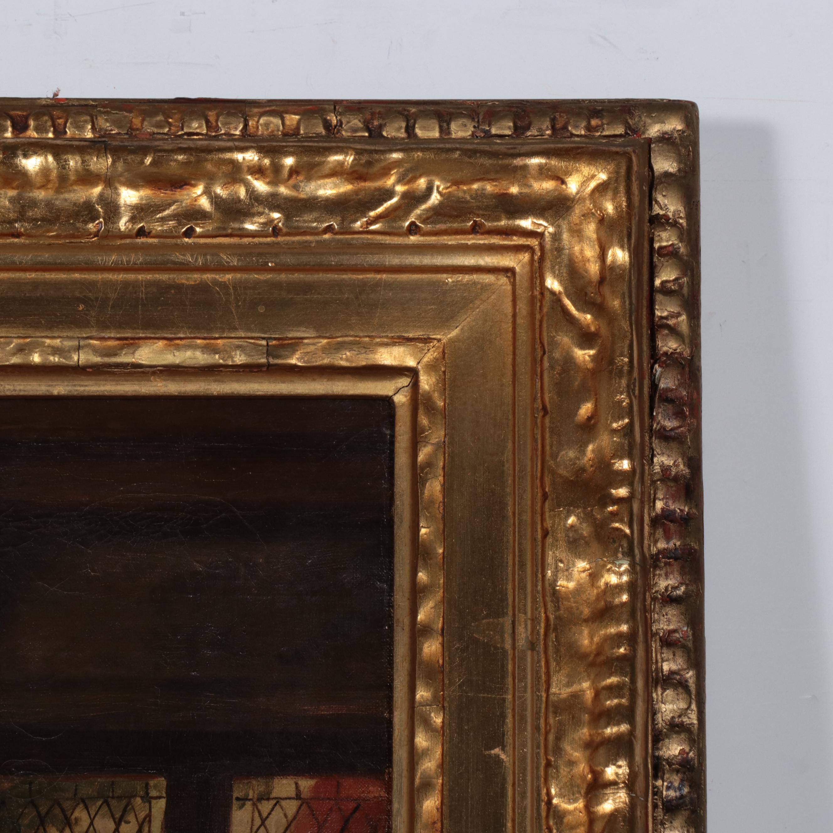 Fritz Wagner Oil Painting of Tavern Scene