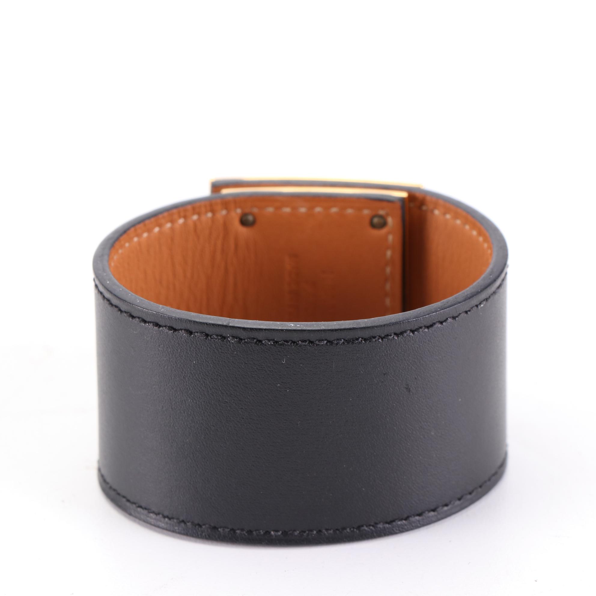 Hermès Kelly Dog Bracelet in Leather
