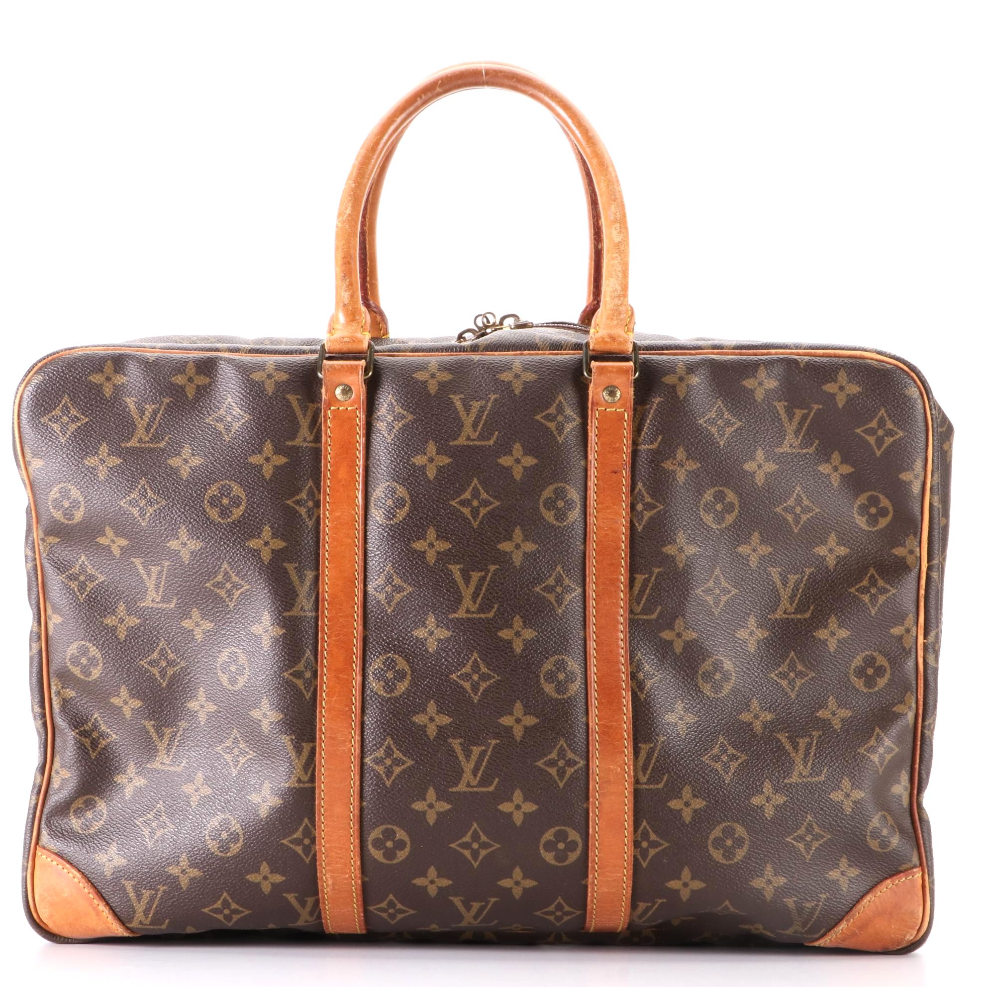 Louis Vuitton Sirius Valise Souple 45 in Monogram Canvas and Vachetta Leather