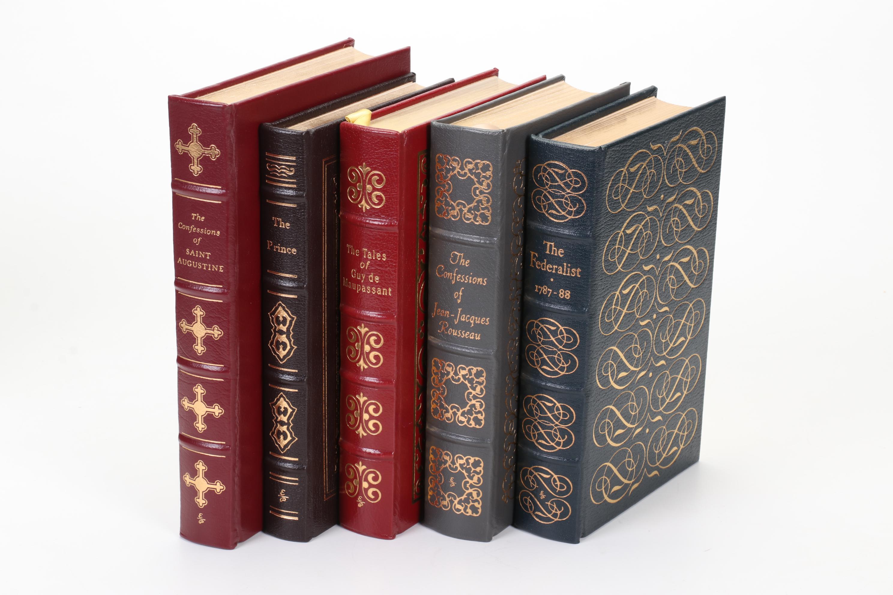 Easton Press Fiction and Nonfiction Books Including "On the Origin of Species"