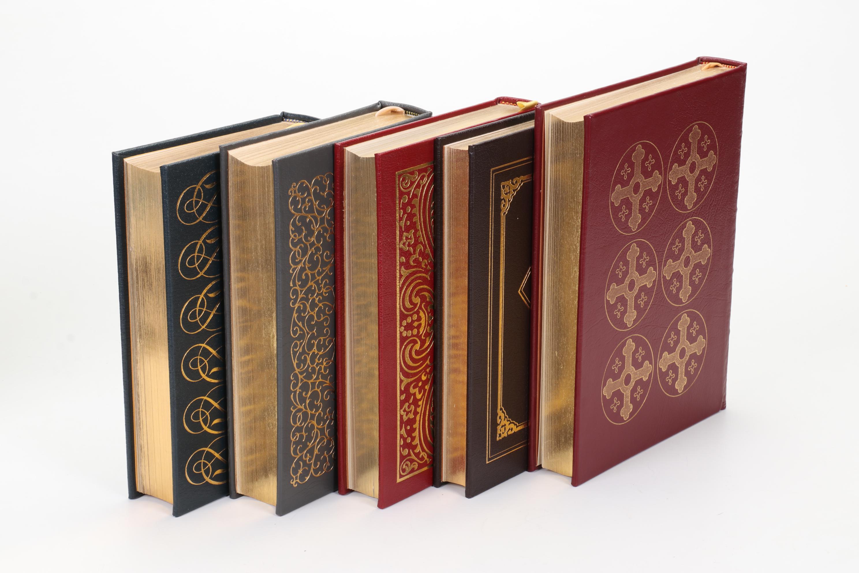 Easton Press Fiction and Nonfiction Books Including "On the Origin of Species"