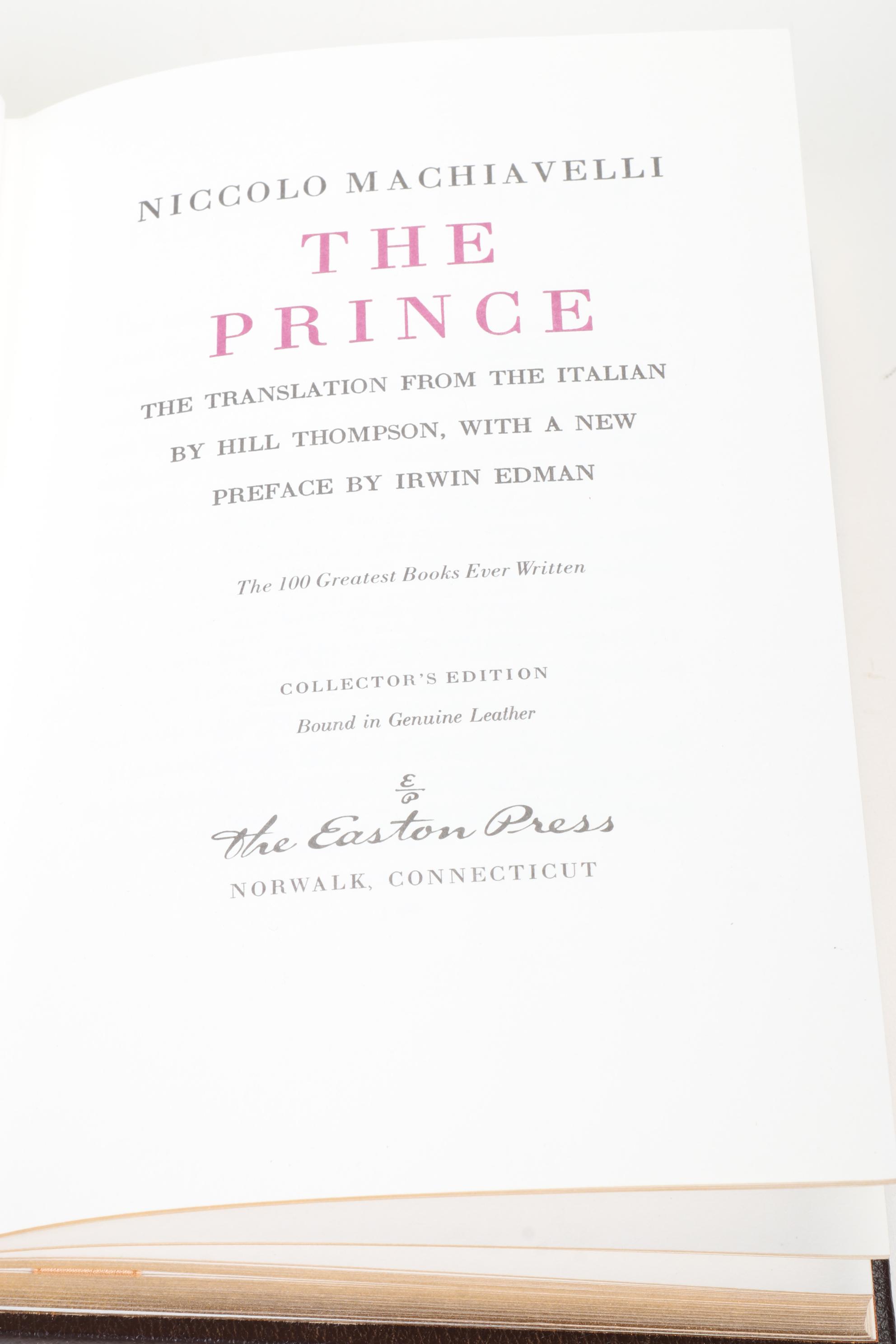 Easton Press Fiction and Nonfiction Books Including "On the Origin of Species"