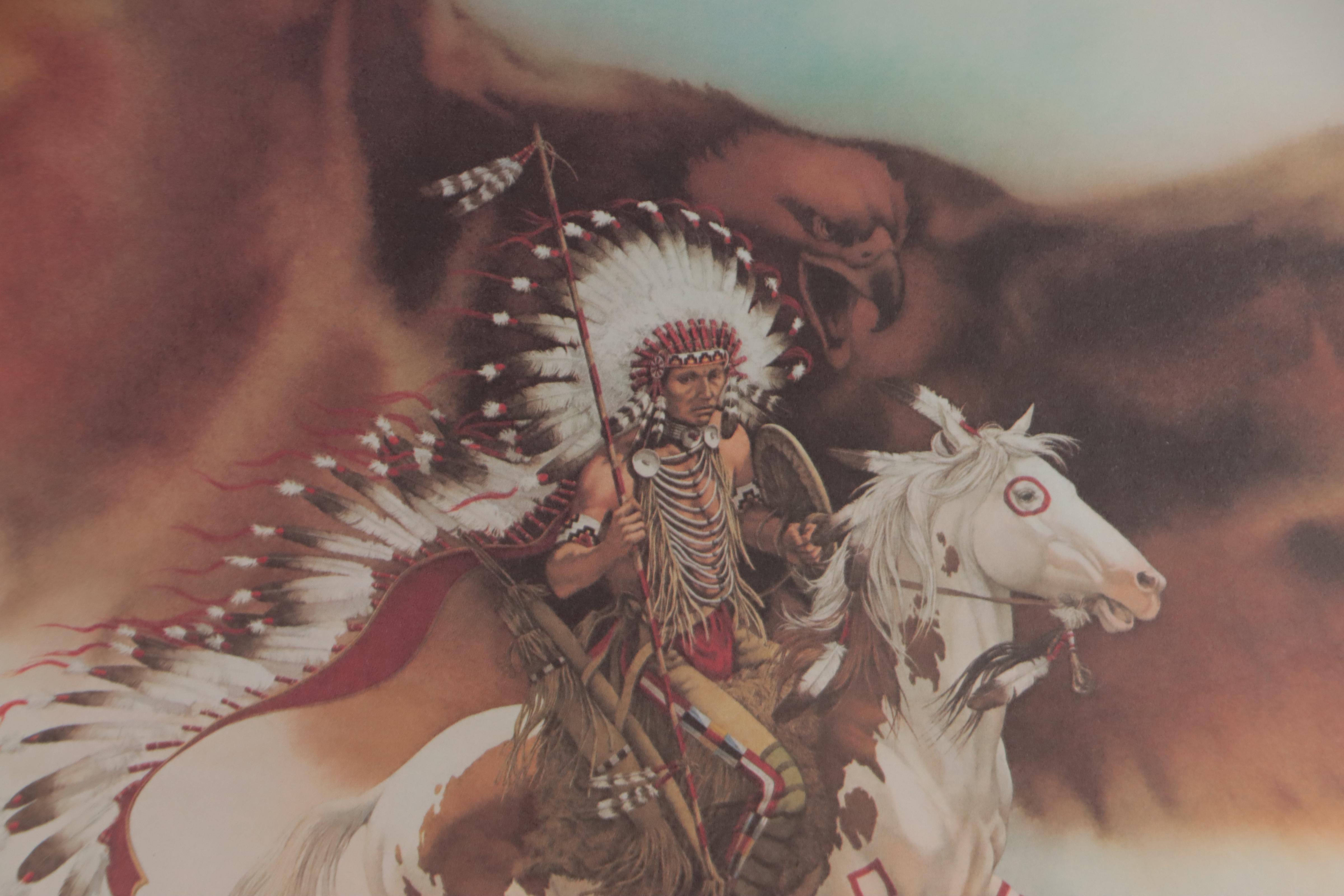 Offset Lithographs After Bev Doolittle on Native Americans on Horseback