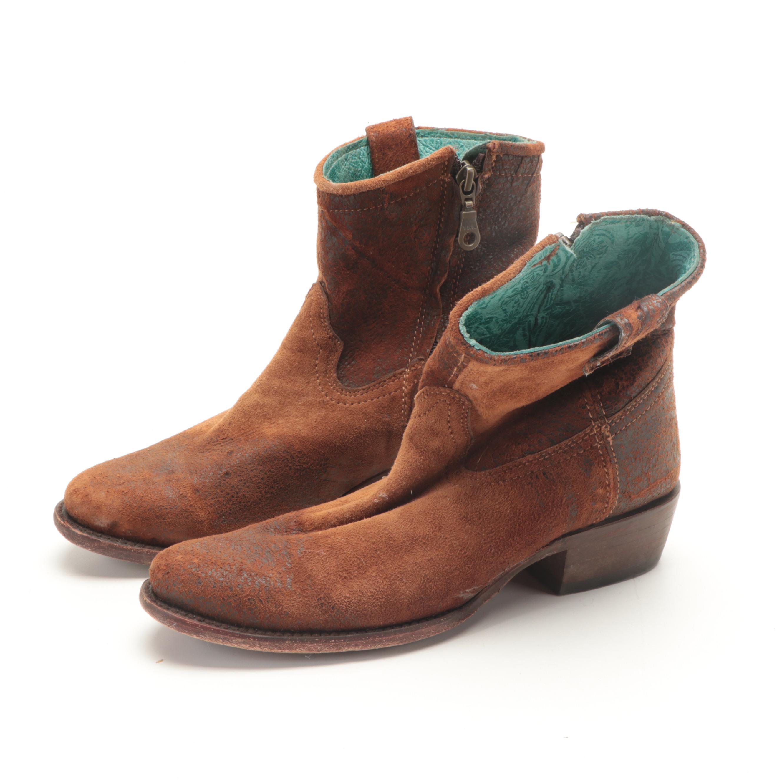 Corral Side-Zip Boots with Sundance Fringe Boots