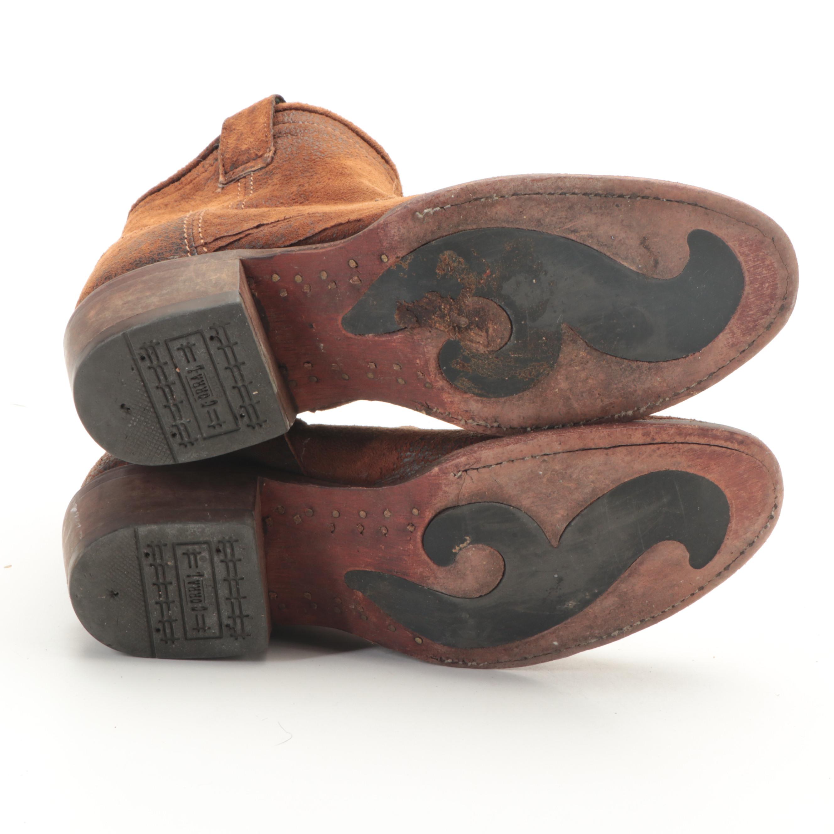 Corral Side-Zip Boots with Sundance Fringe Boots