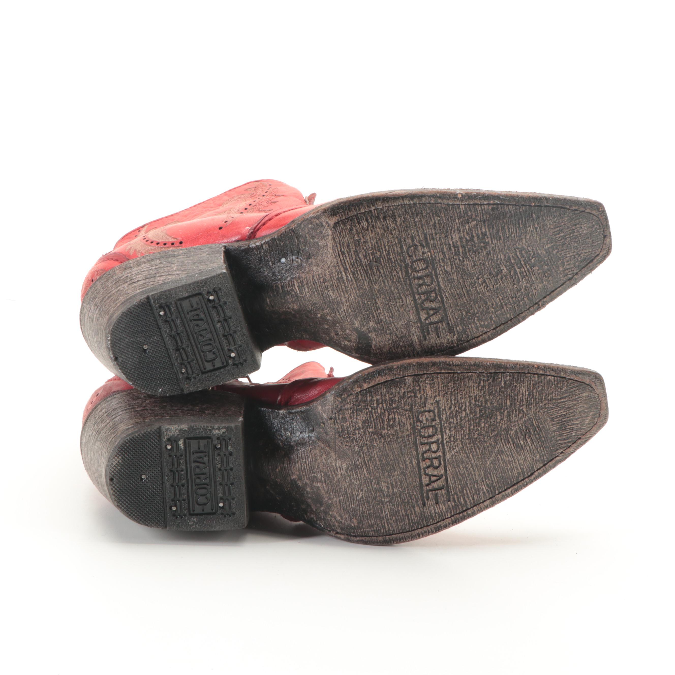 Corral Side-Zip Boots with Sundance Fringe Boots