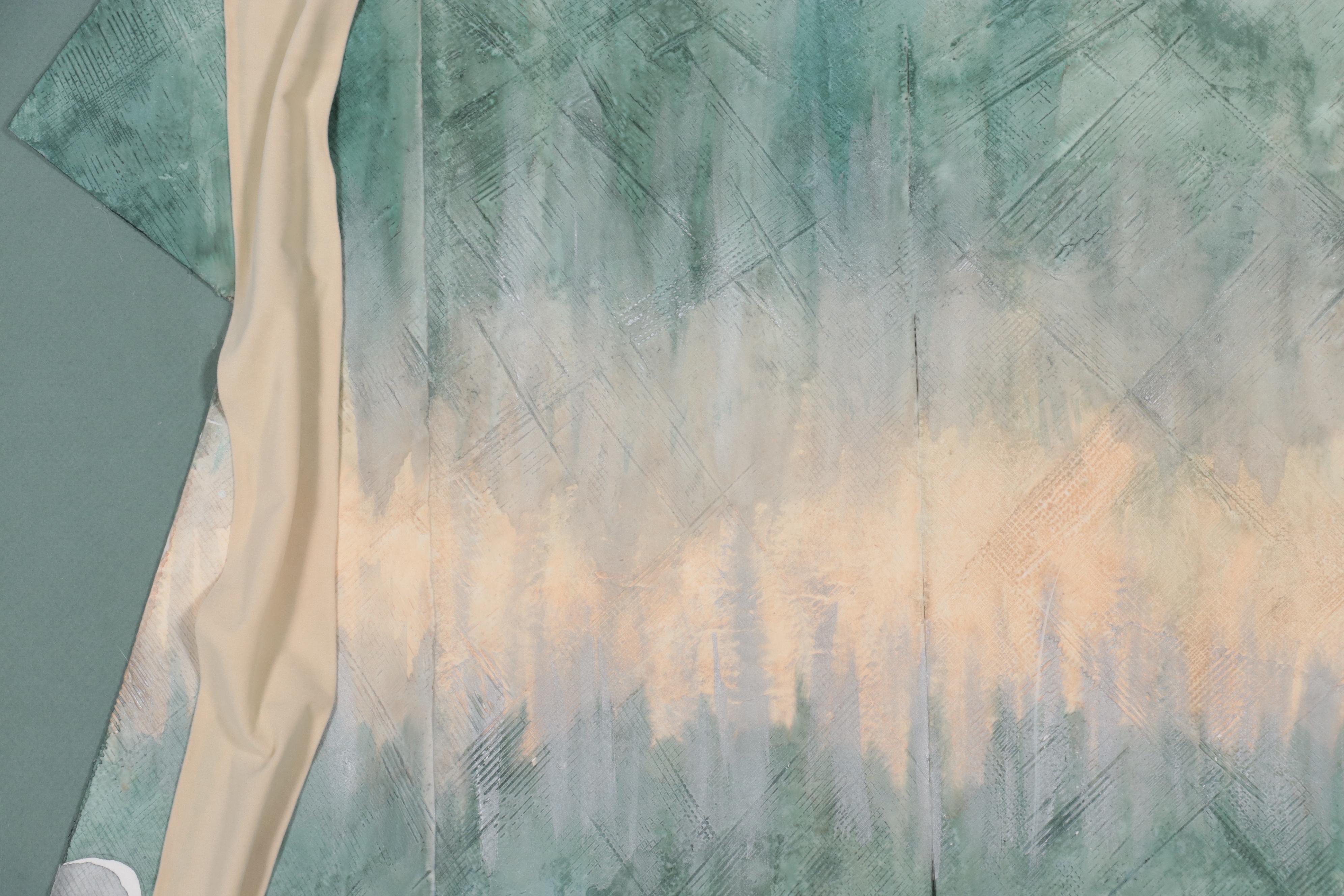 Julian Caso Large-Scale Mixed Media "Orient Inspired"