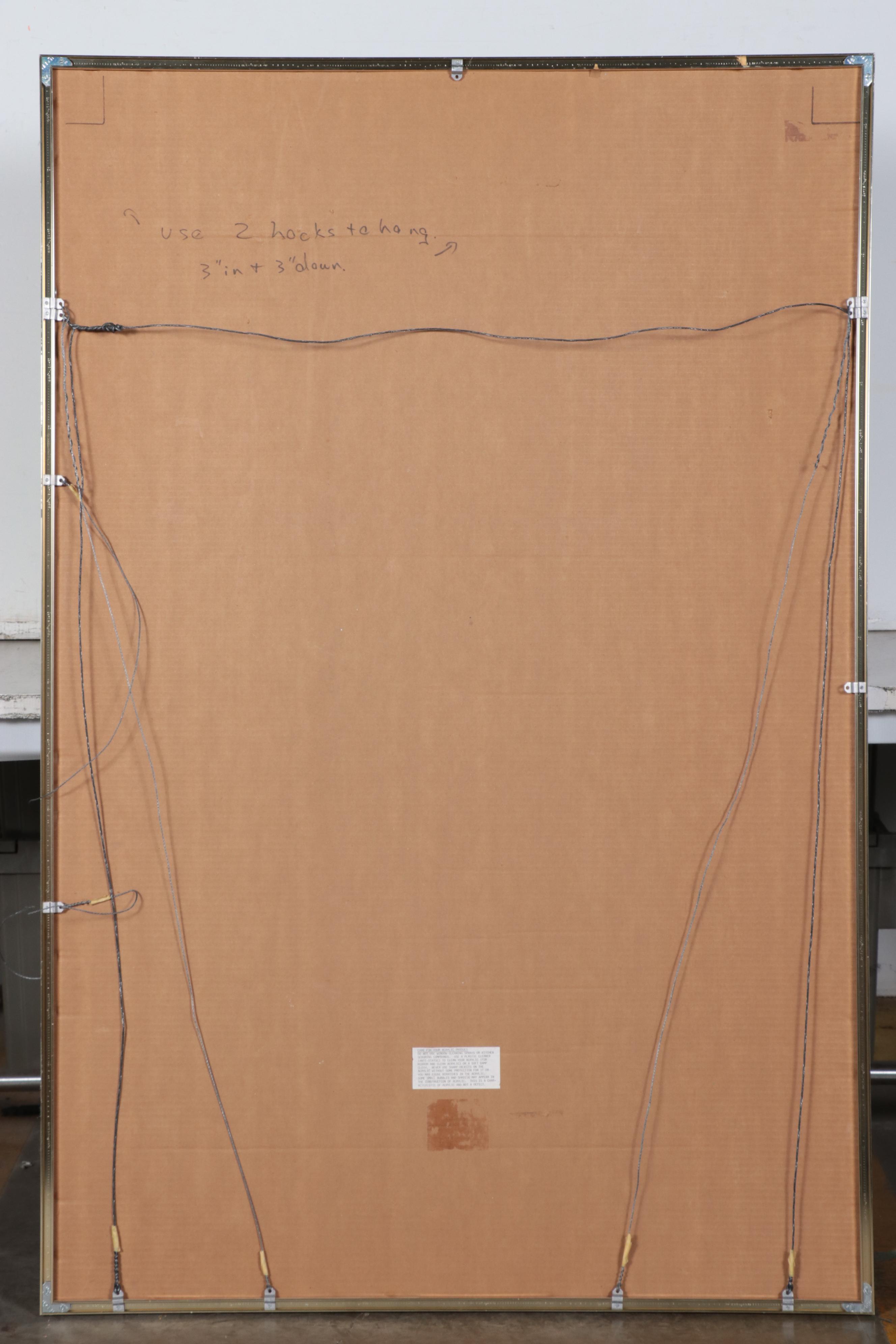 Julian Caso Large-Scale Mixed Media "Orient Inspired"