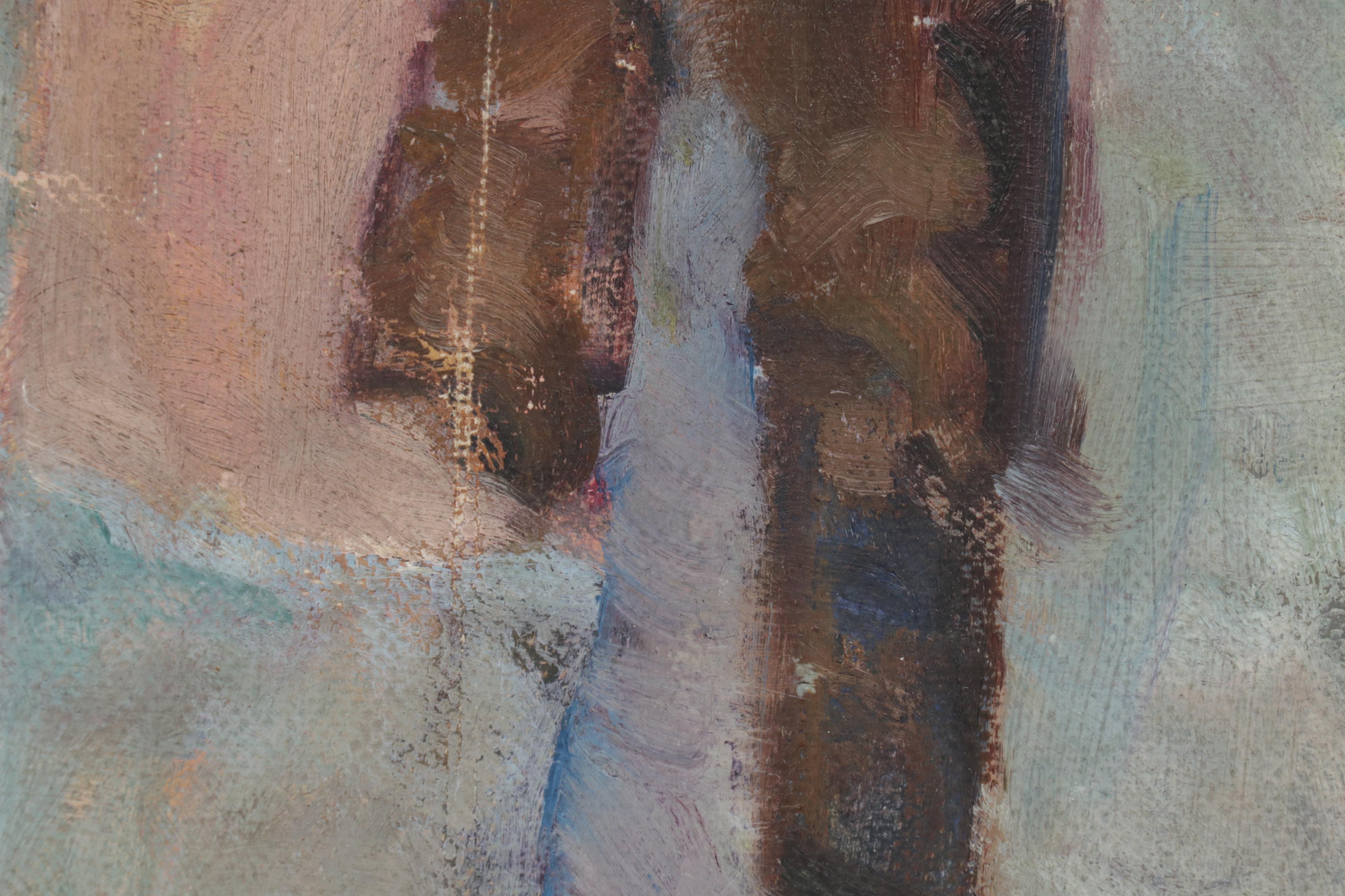 Female Portrait Oil Paintings, Early 20th Century