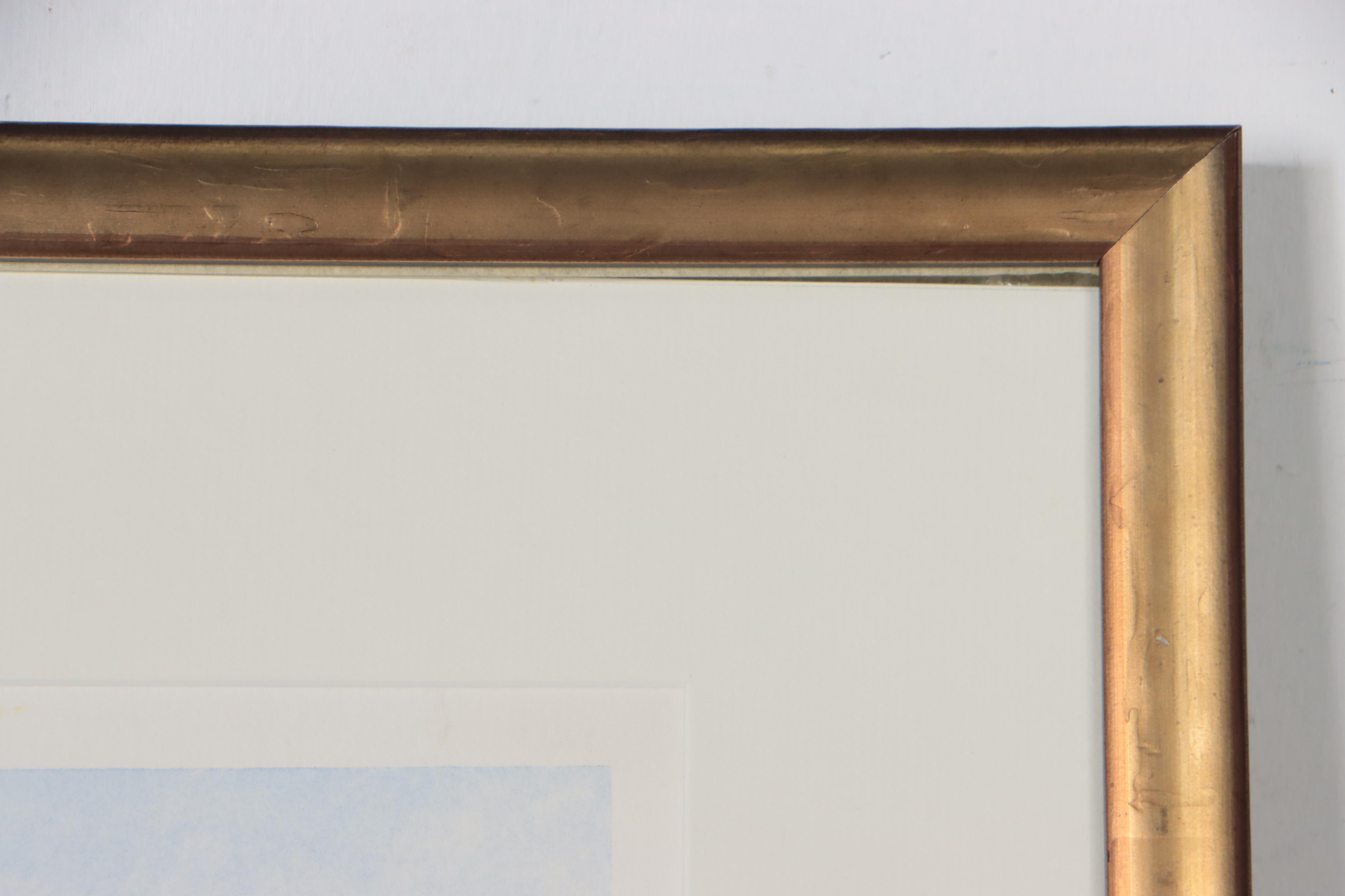 Paul Wolven Ink and Watercolor Painting "Plum Street #2," 1996