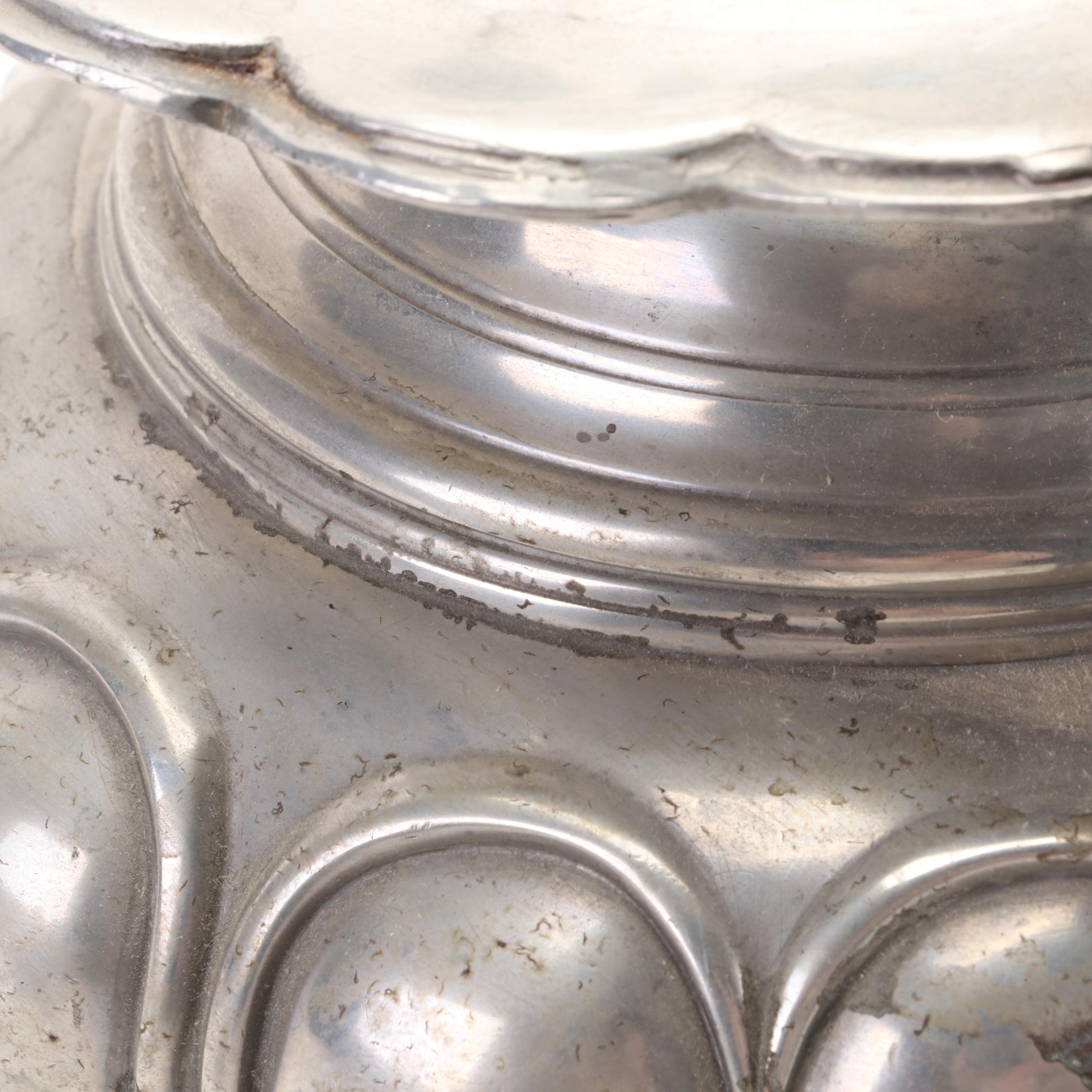 James Dixon & Son and Other Pewter Teapots with Silver Plate Candlesticks