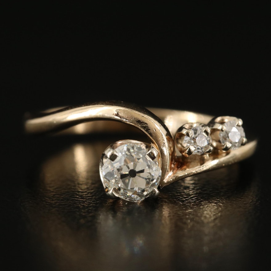 14K 0.60 CTW Diamond Ring