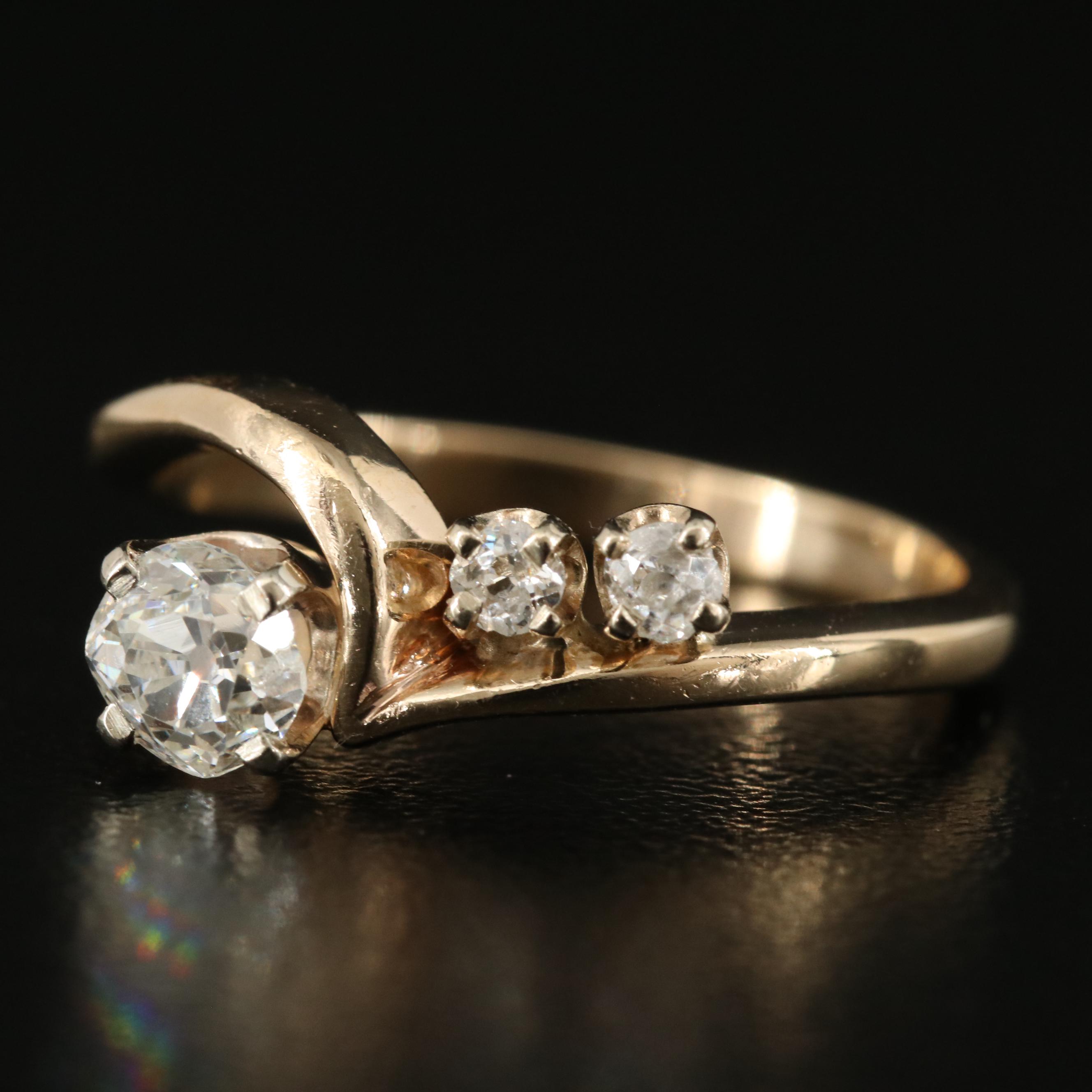 14K 0.60 CTW Diamond Ring
