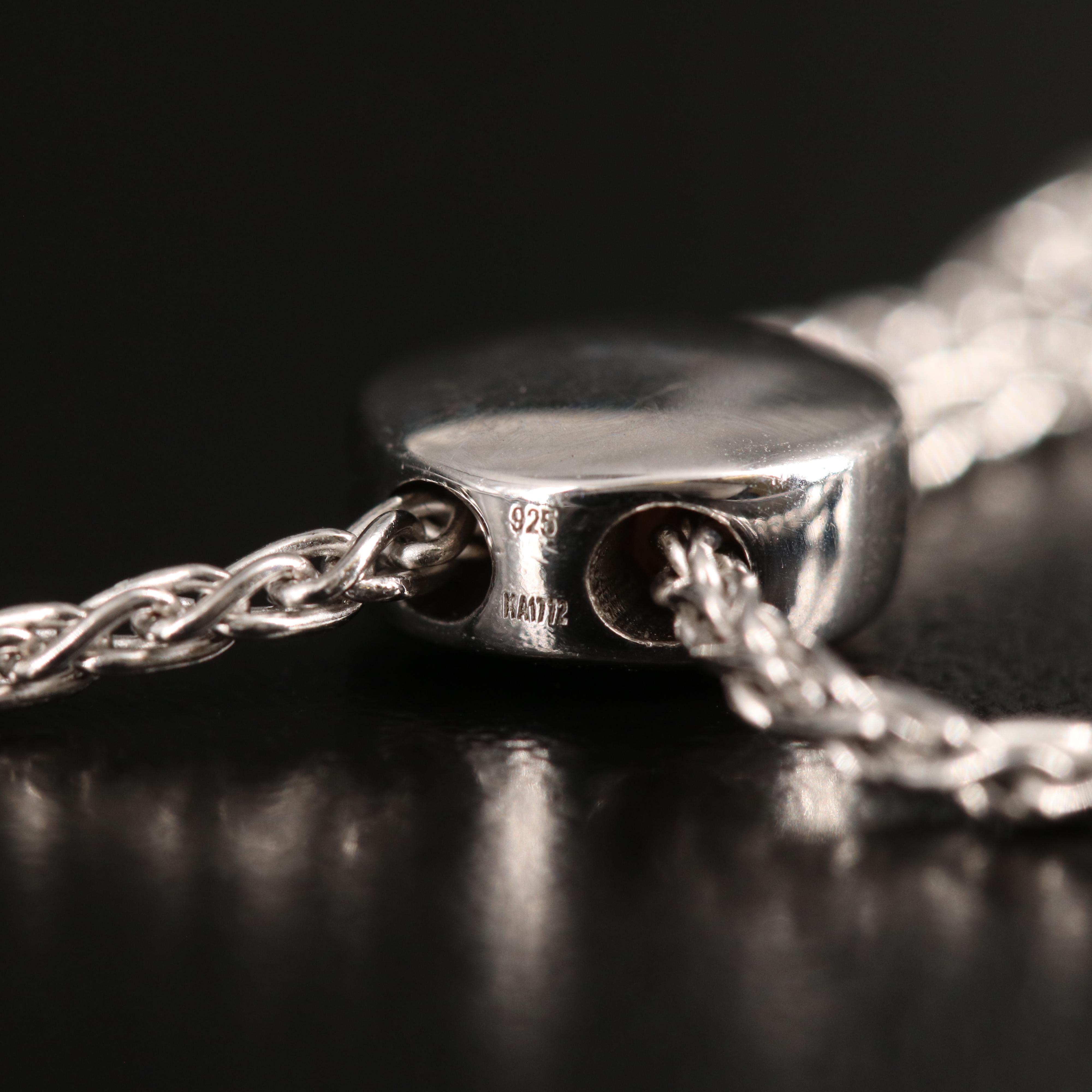 Sterling Diamond Infinity Bolo Bracelet