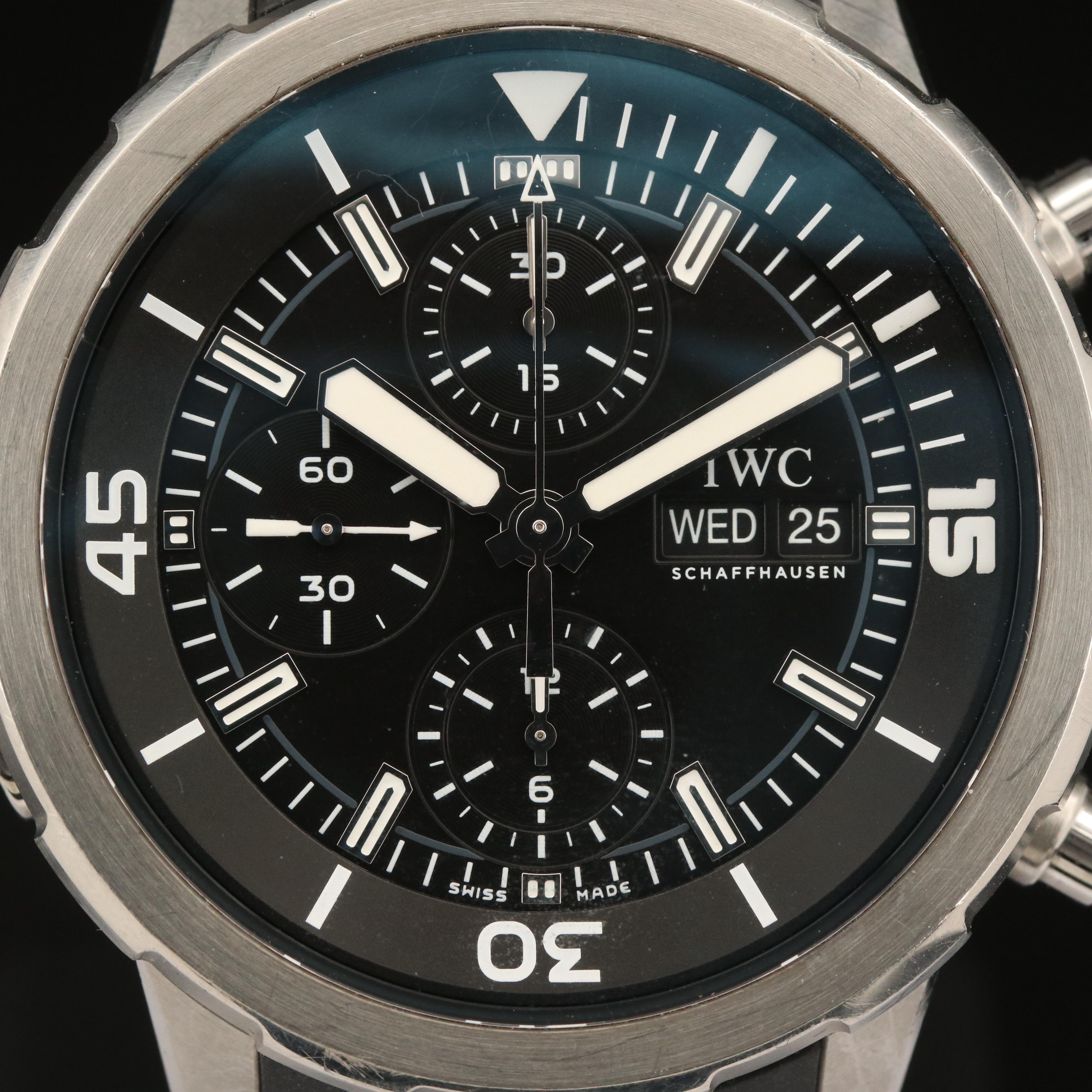 IWC Aquatimer Chronograph Stainless Steel Watch