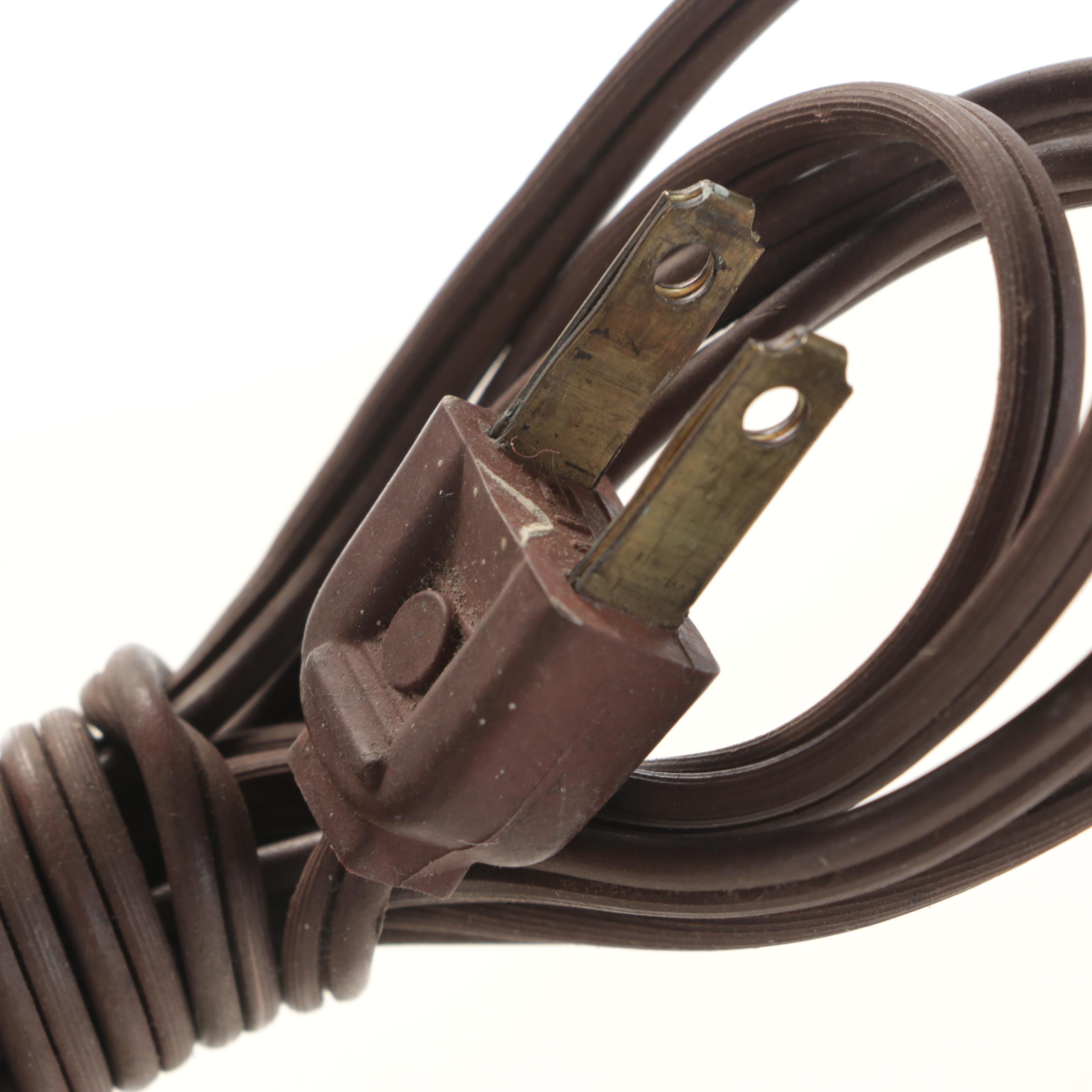 Blue and Green Mottled Porcelain Lamp, Mid/Late 20th Century