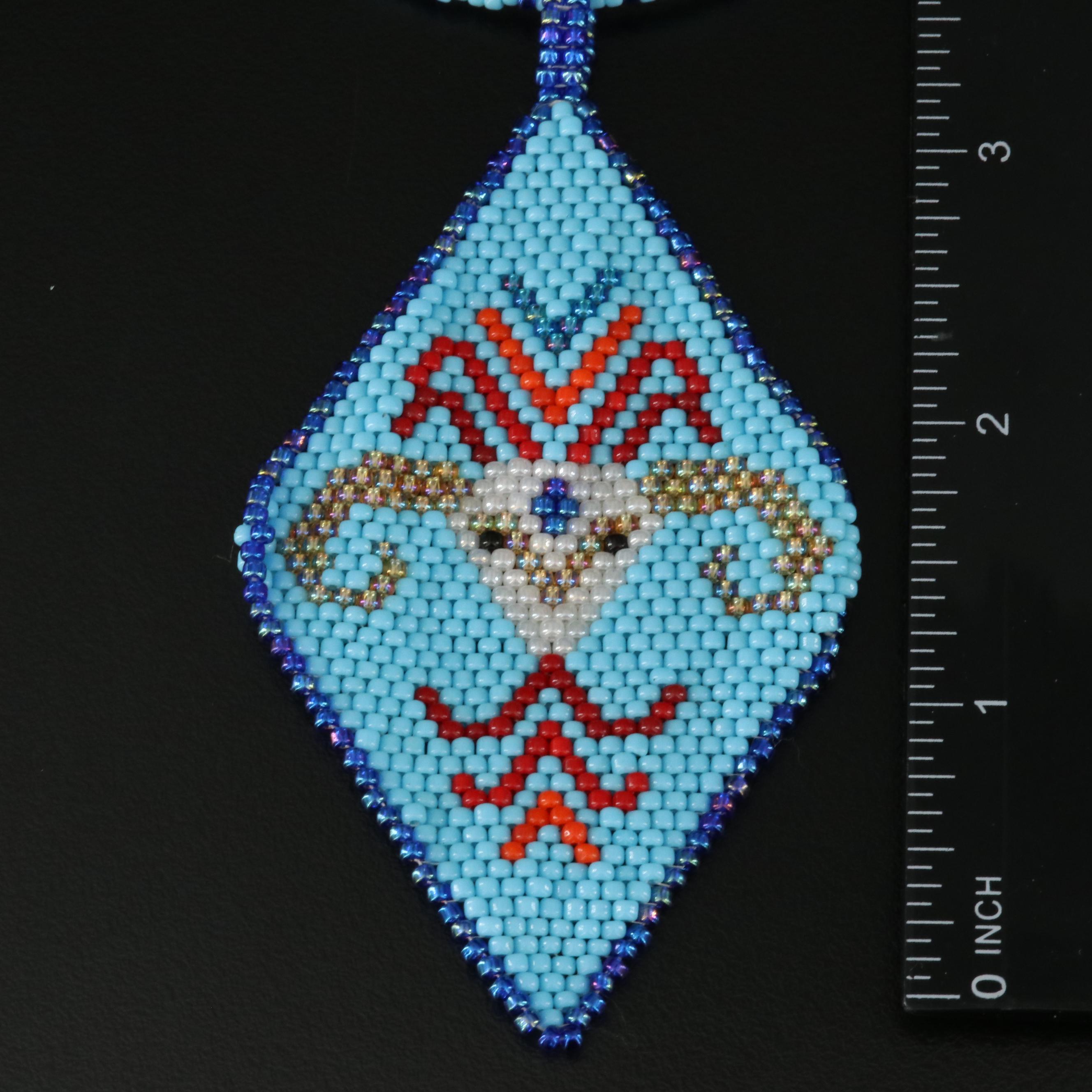 Loom Woven Seed Bead Necklaces