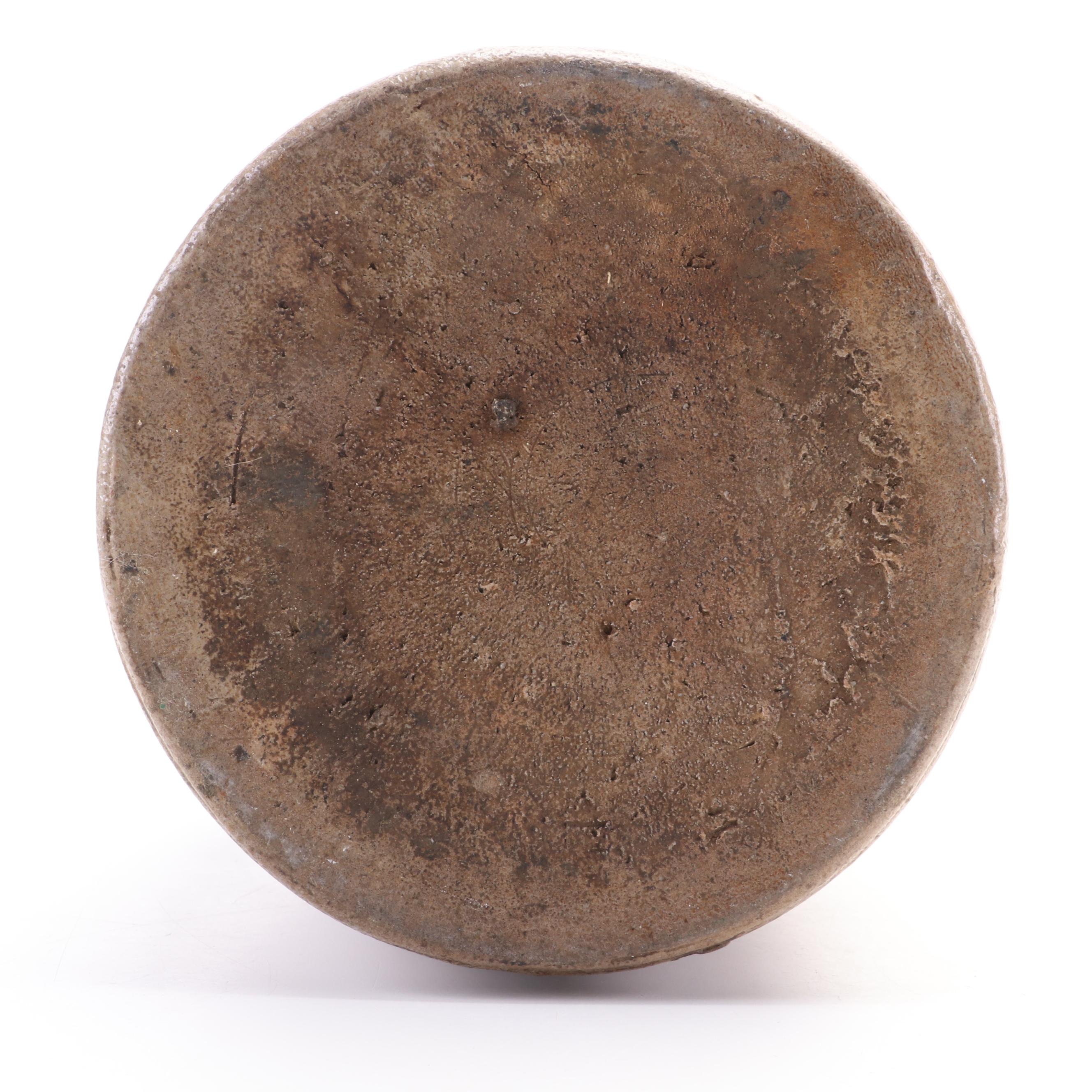 Victorian Ceramic Molded Tree Trunk Milk Pitcher and Other Salt Glazed Stoneware