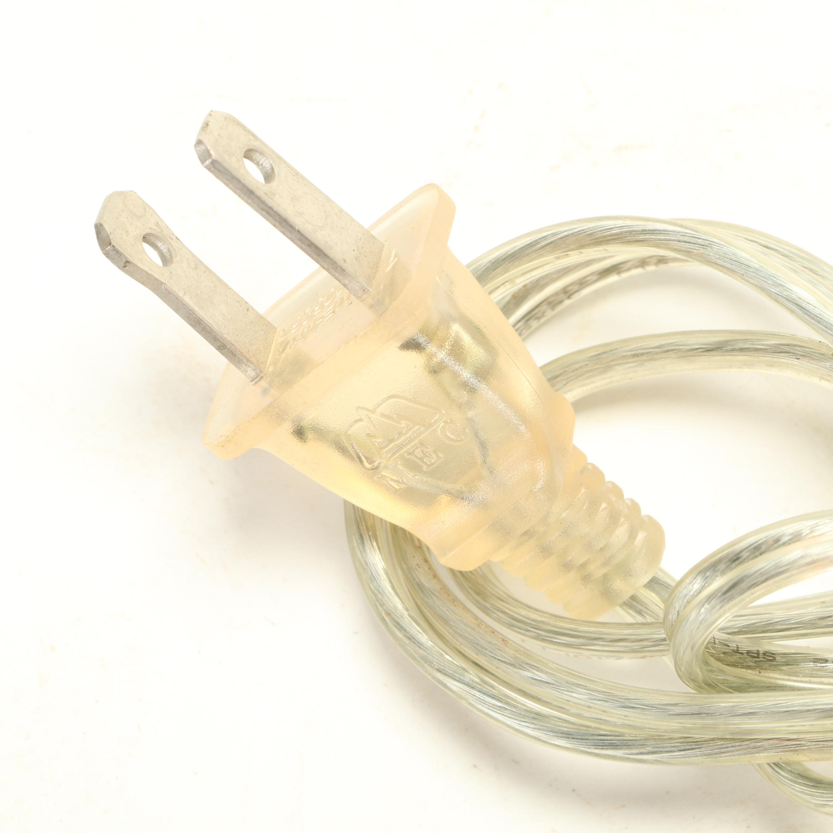 Neoclassical Style Carved Giltwood Console Table Lamp, Early to Mid-20th Century