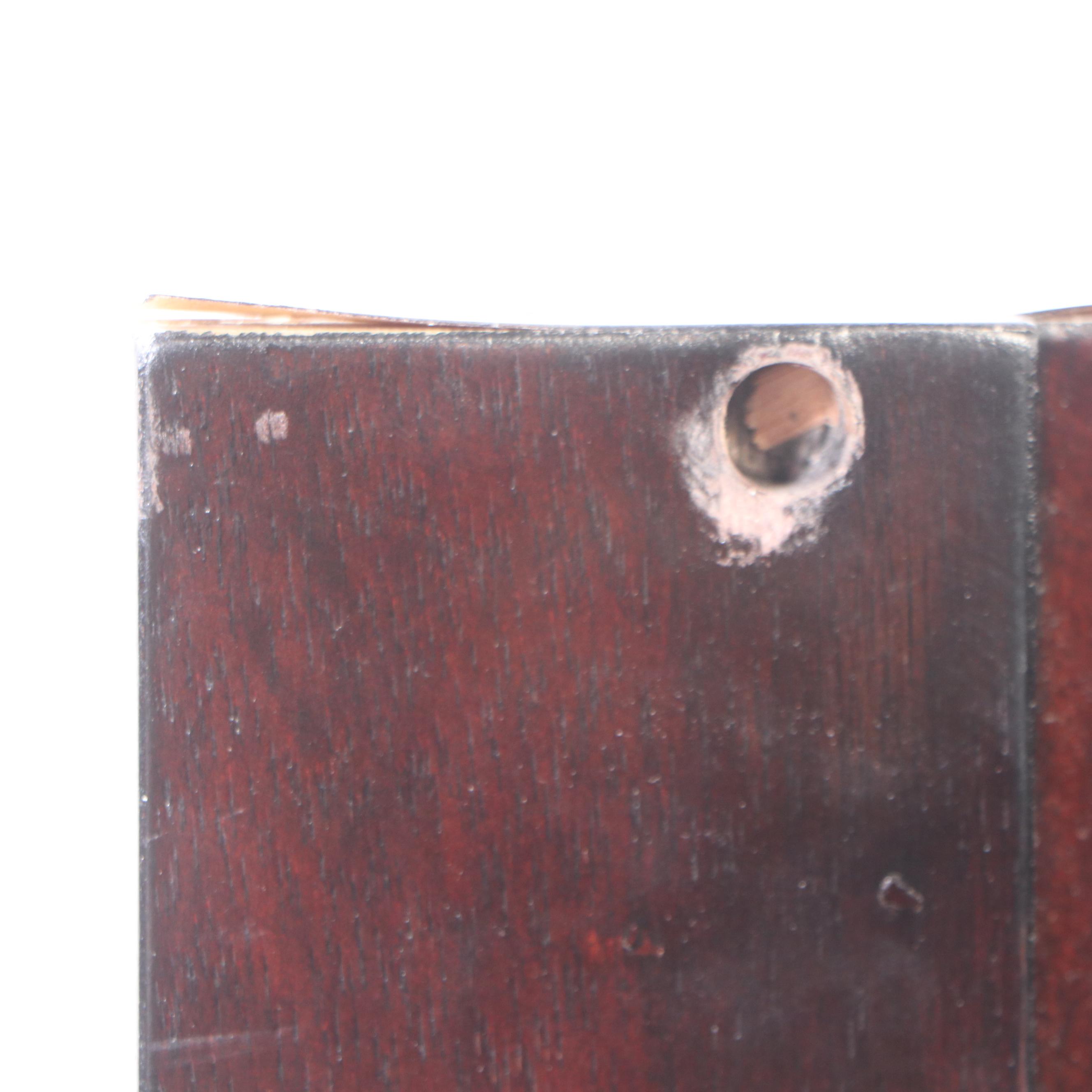 Outlook International Art Deco Style Rosewood-Stained Media Cabinet