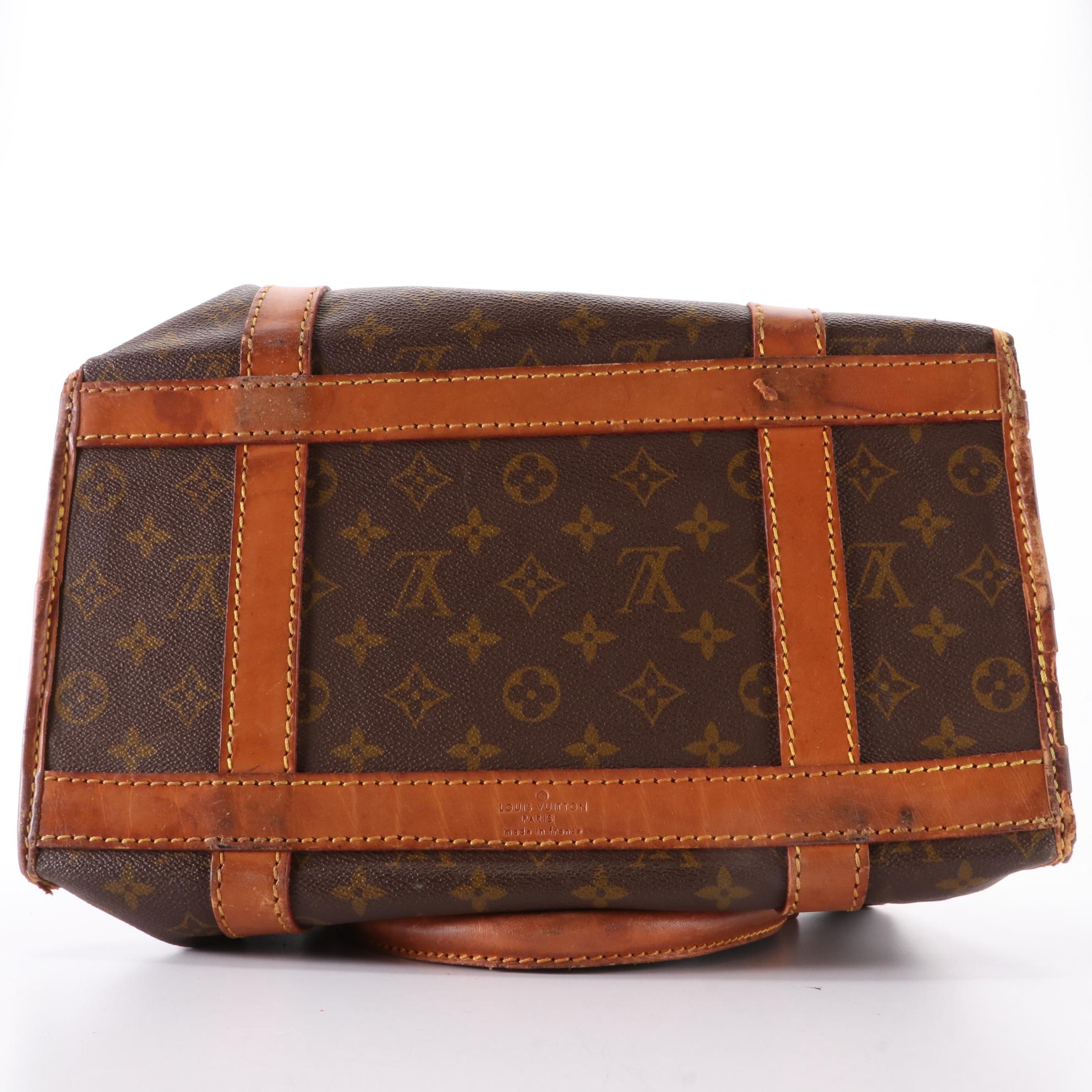 Louis Vuitton Sac Chaussures  in Monogram Canvas and Vachetta Leather