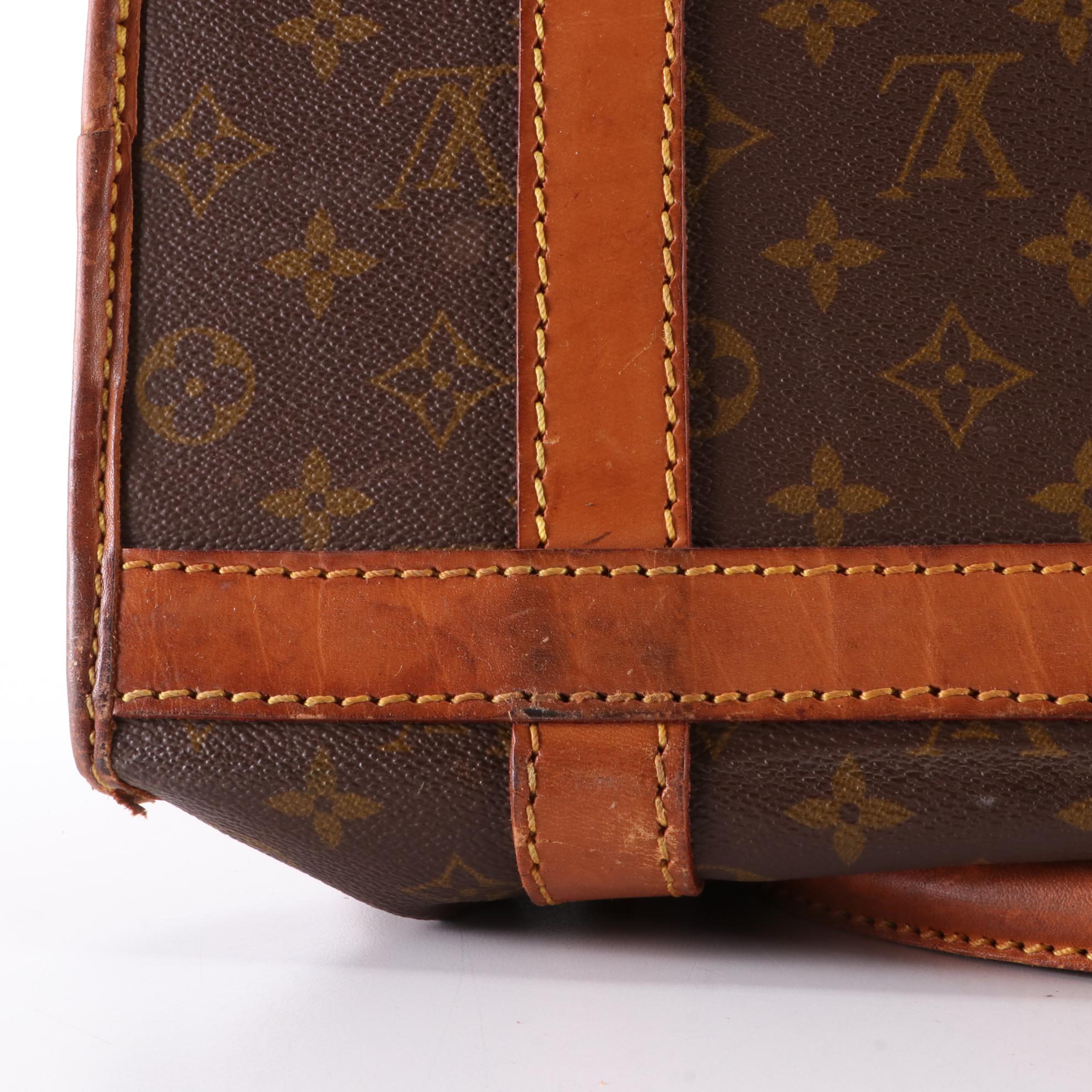 Louis Vuitton Sac Chaussures  in Monogram Canvas and Vachetta Leather