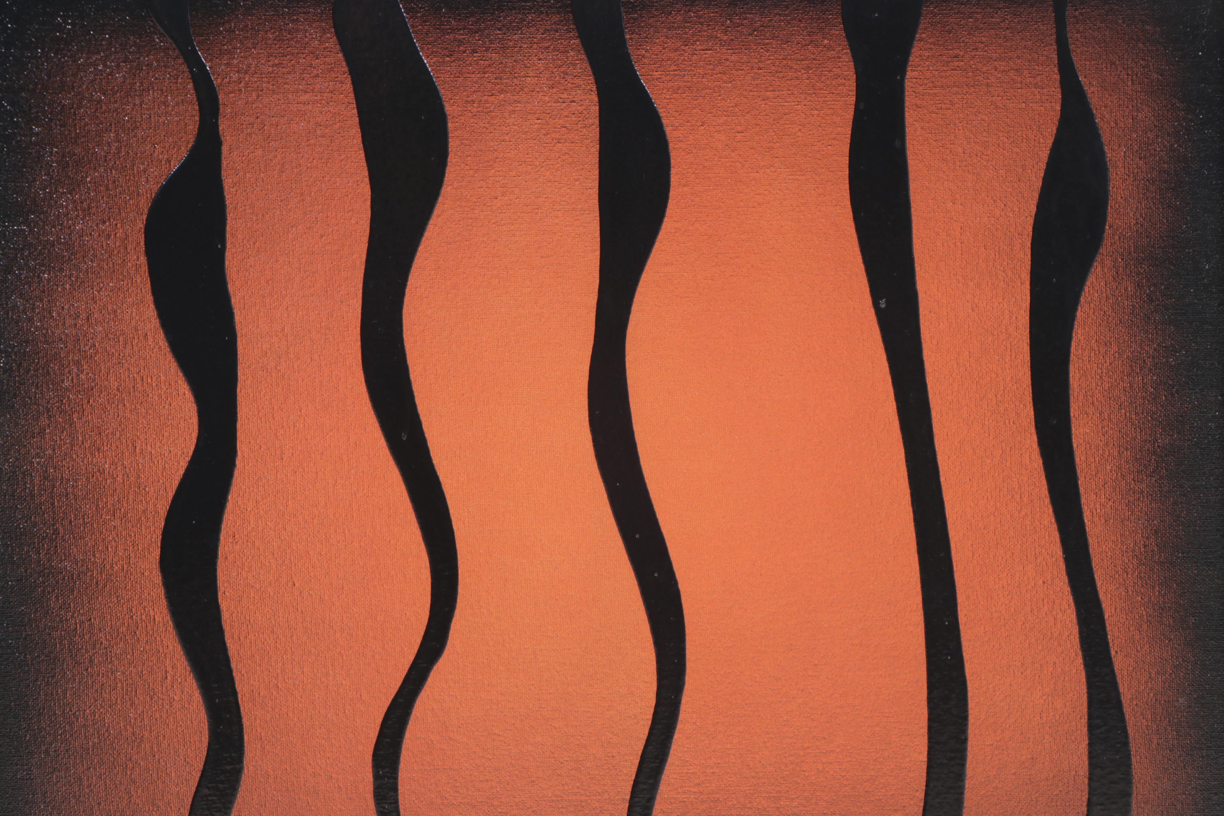 Jason Michael Durham Abstract Bengals Acrylic Painting "Who Dey," 2022