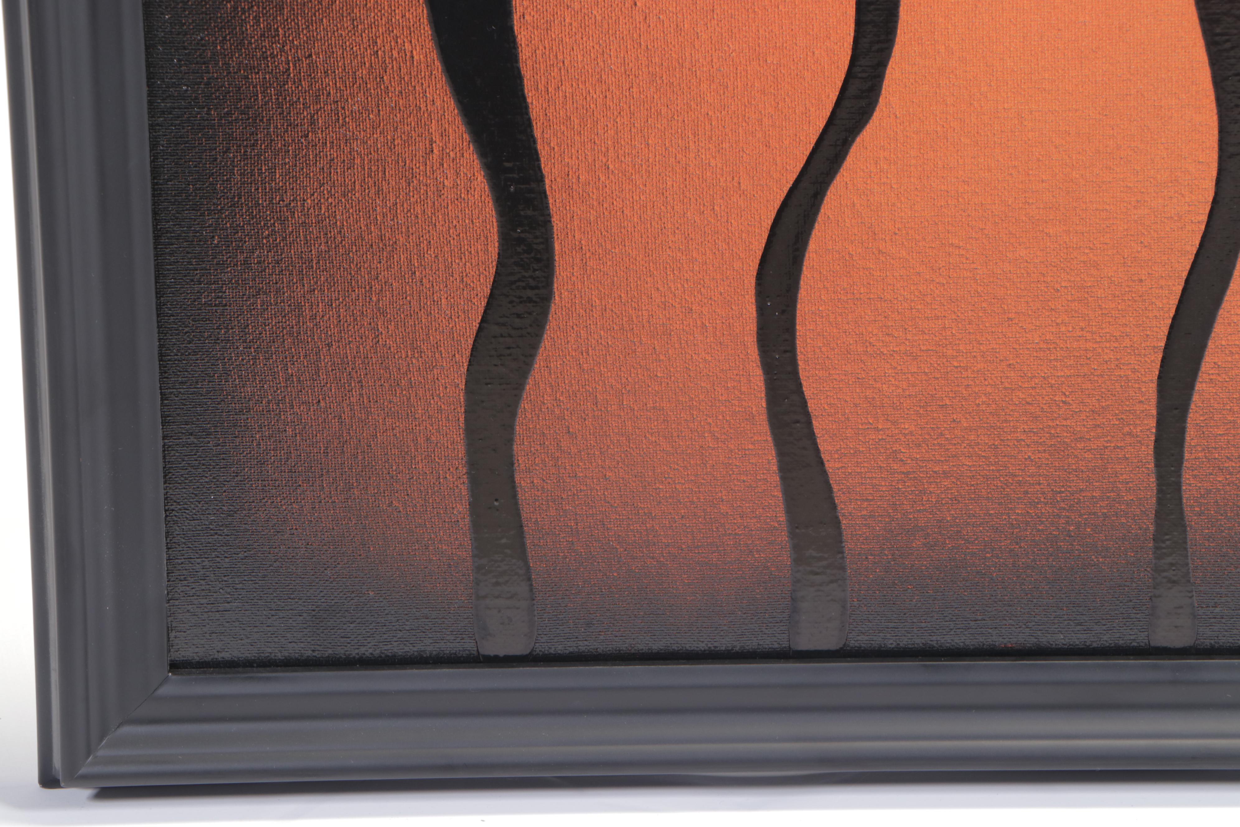 Jason Michael Durham Abstract Bengals Acrylic Painting "Who Dey," 2022