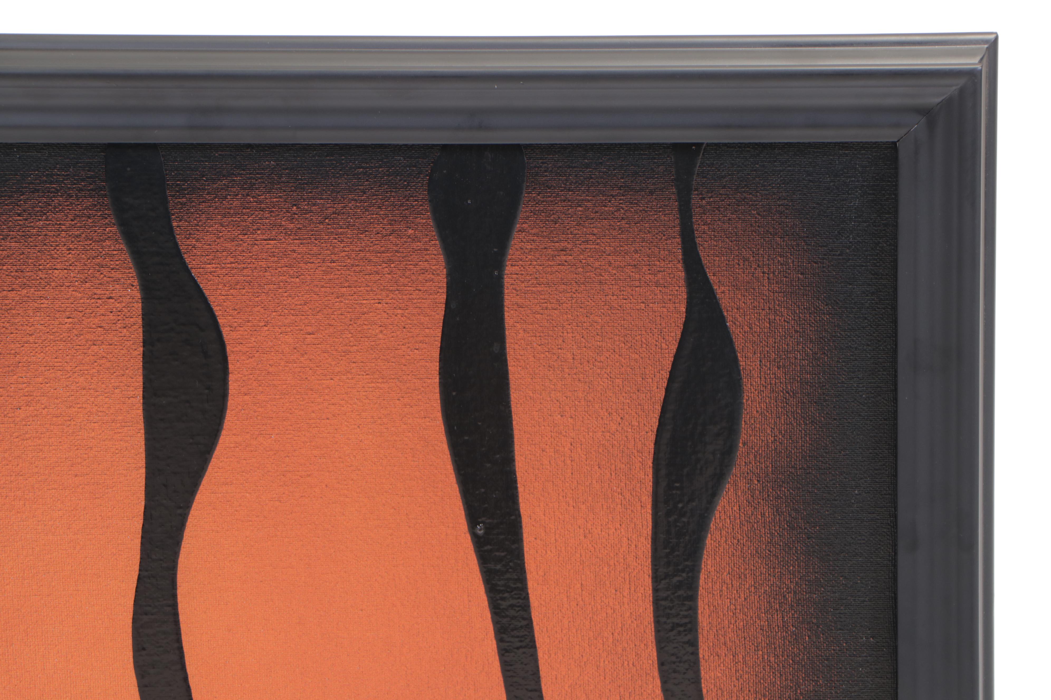 Jason Michael Durham Abstract Bengals Acrylic Painting "Who Dey," 2022