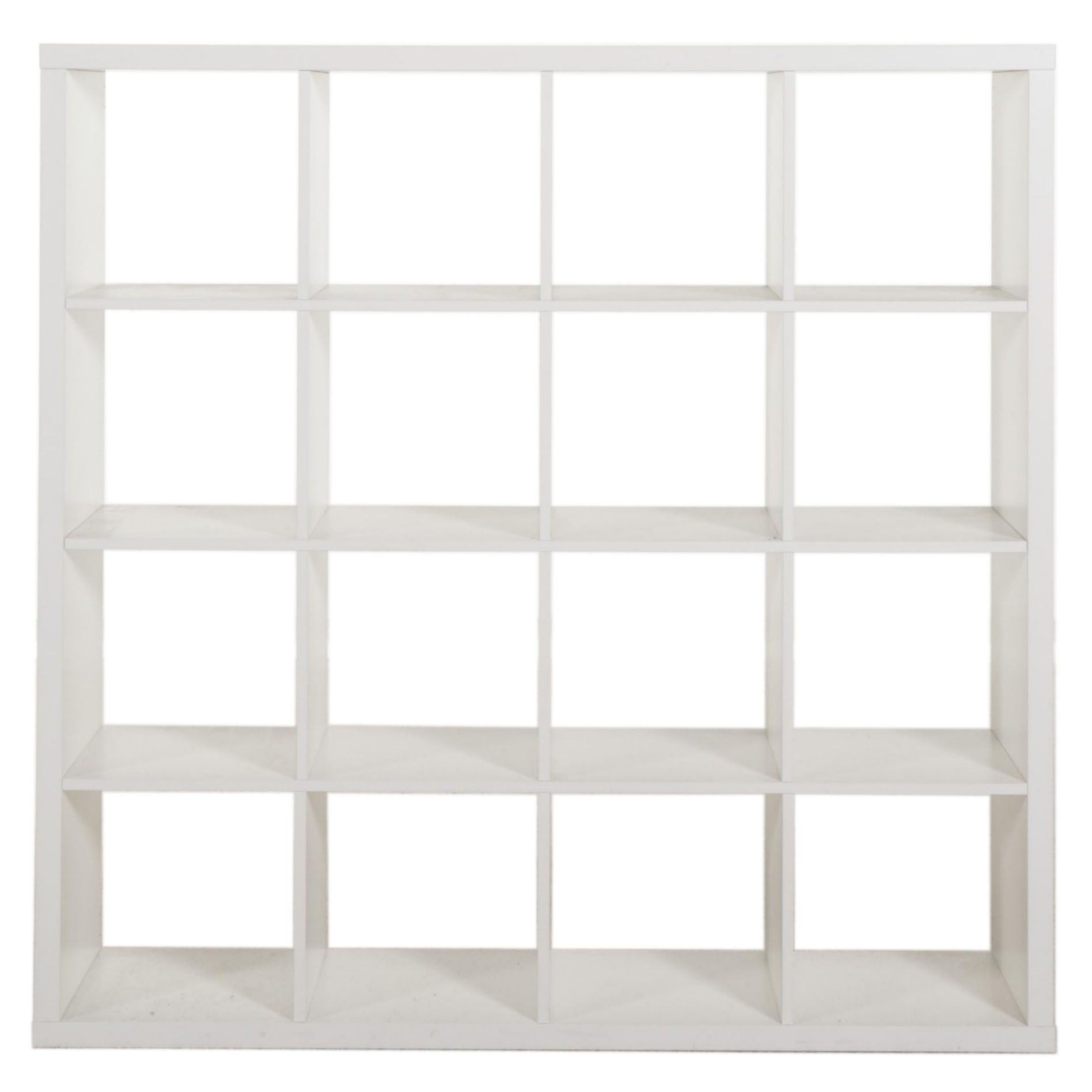 IKEA "Kallax" White-Painted Étagère Shelving Unit or Room Divider