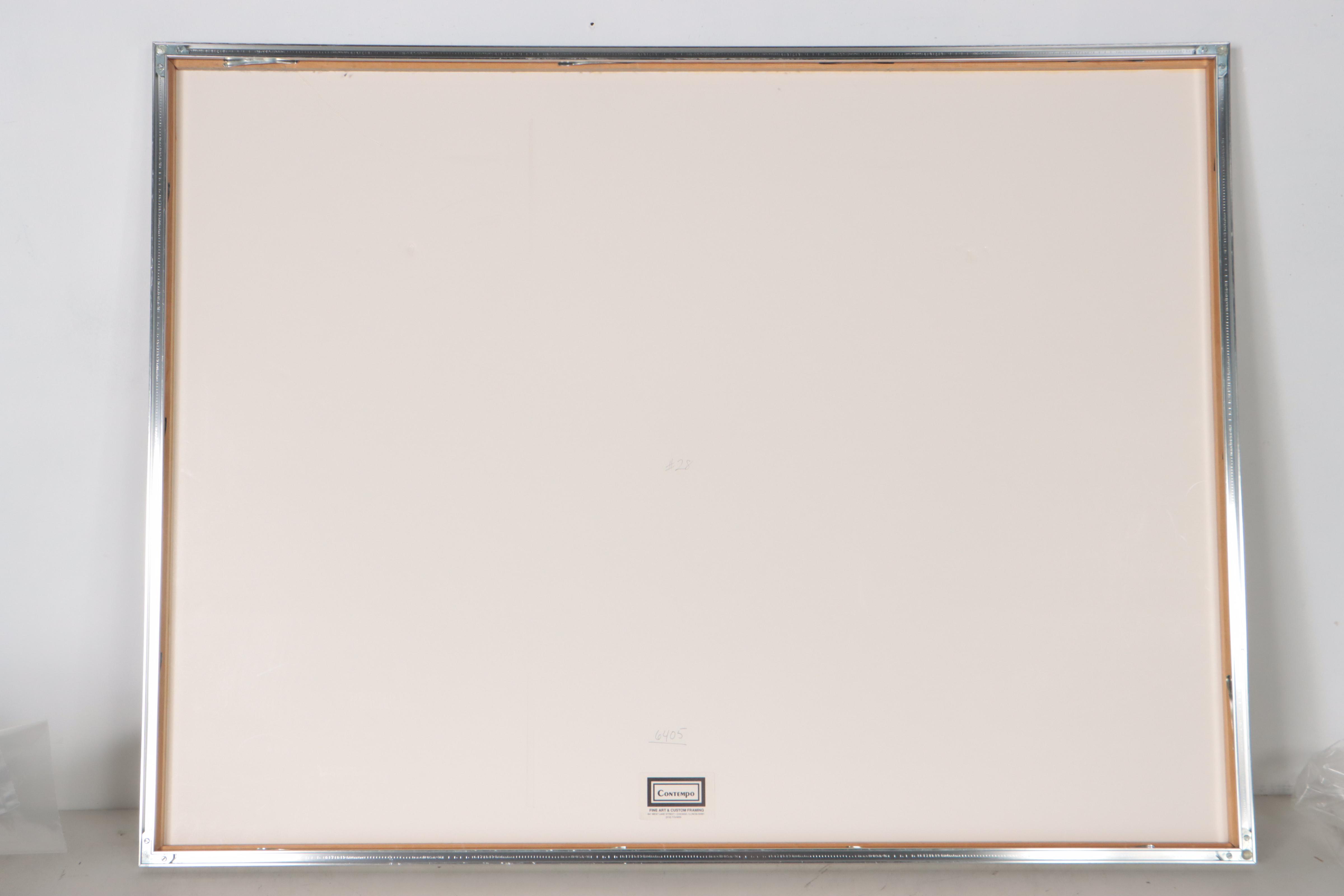 Russa Graeme Landscape Etching With Aquatint "Orchard," Late 20th Century