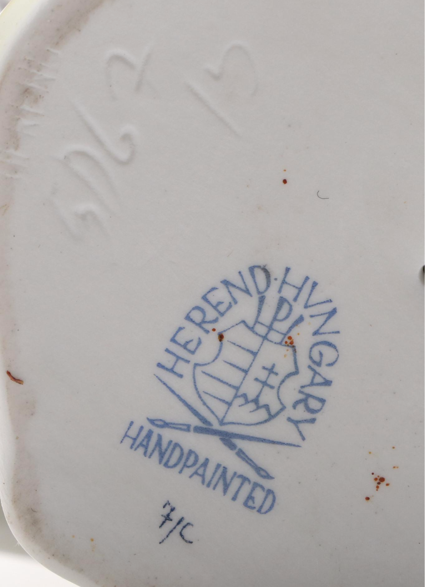 Herend Natural "Nightingale Bird" Porcelain Figurine