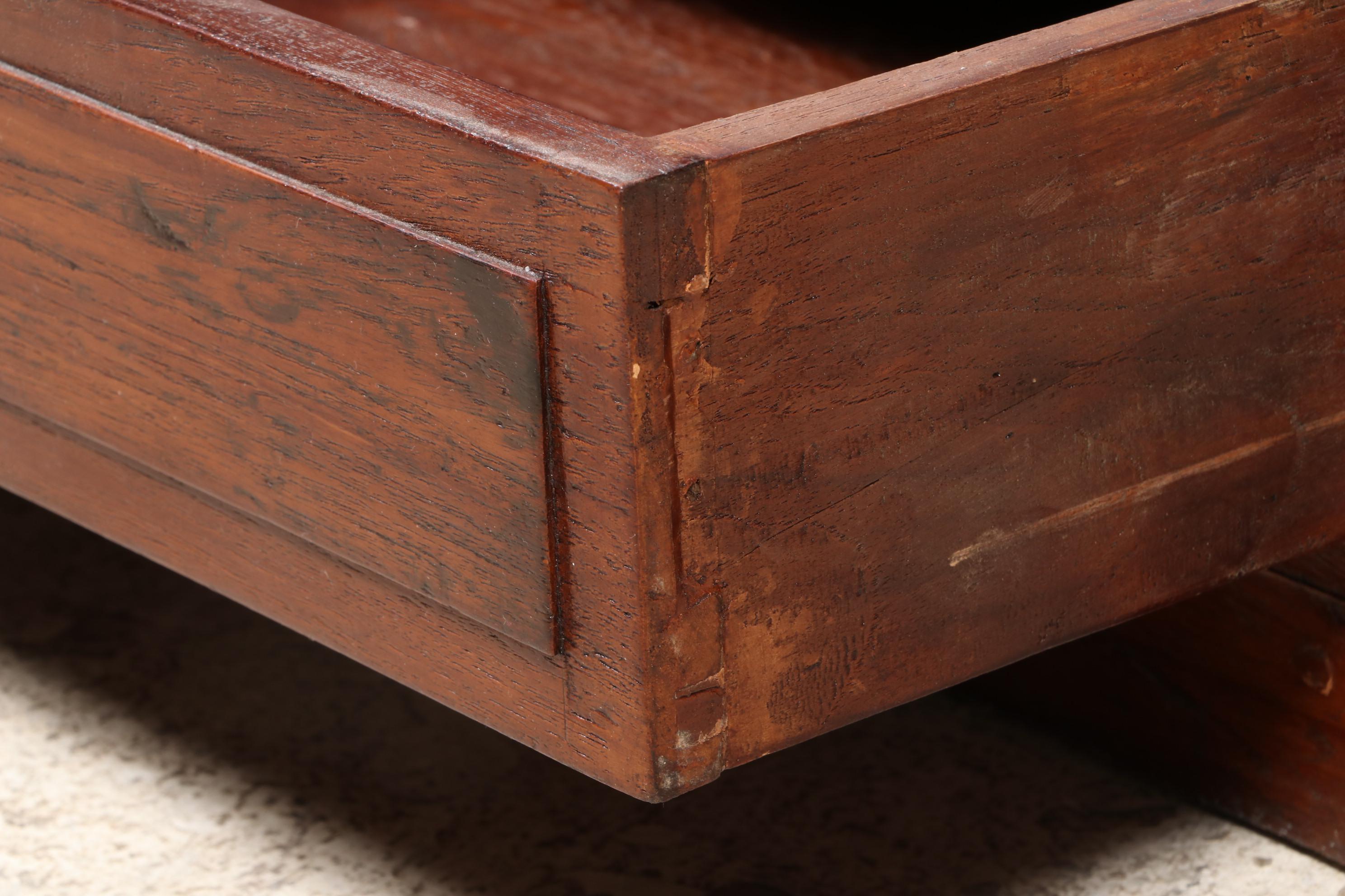 Indonesian Hand Carved Teak Illuminated Display Cabinet