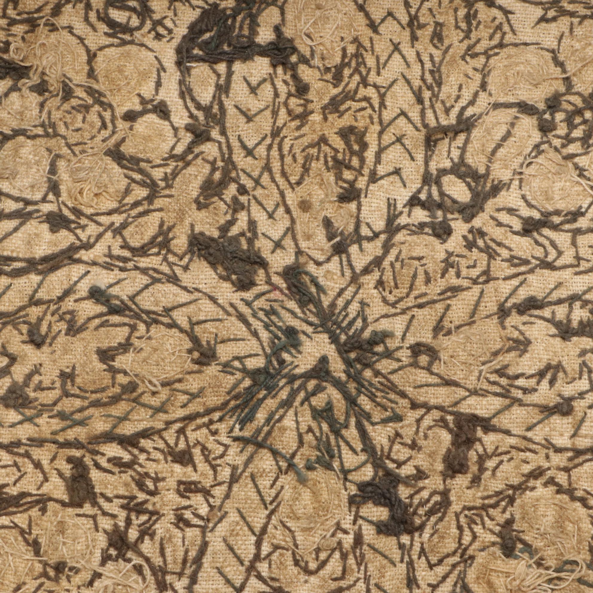 Pakistani Floral Embroidered Kufi Hat