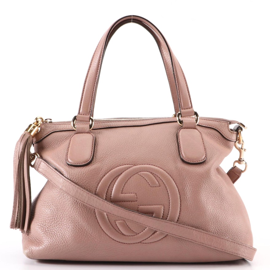 Gucci Japan Exclusive Soho Two-Way Bag in Pebbled Leather