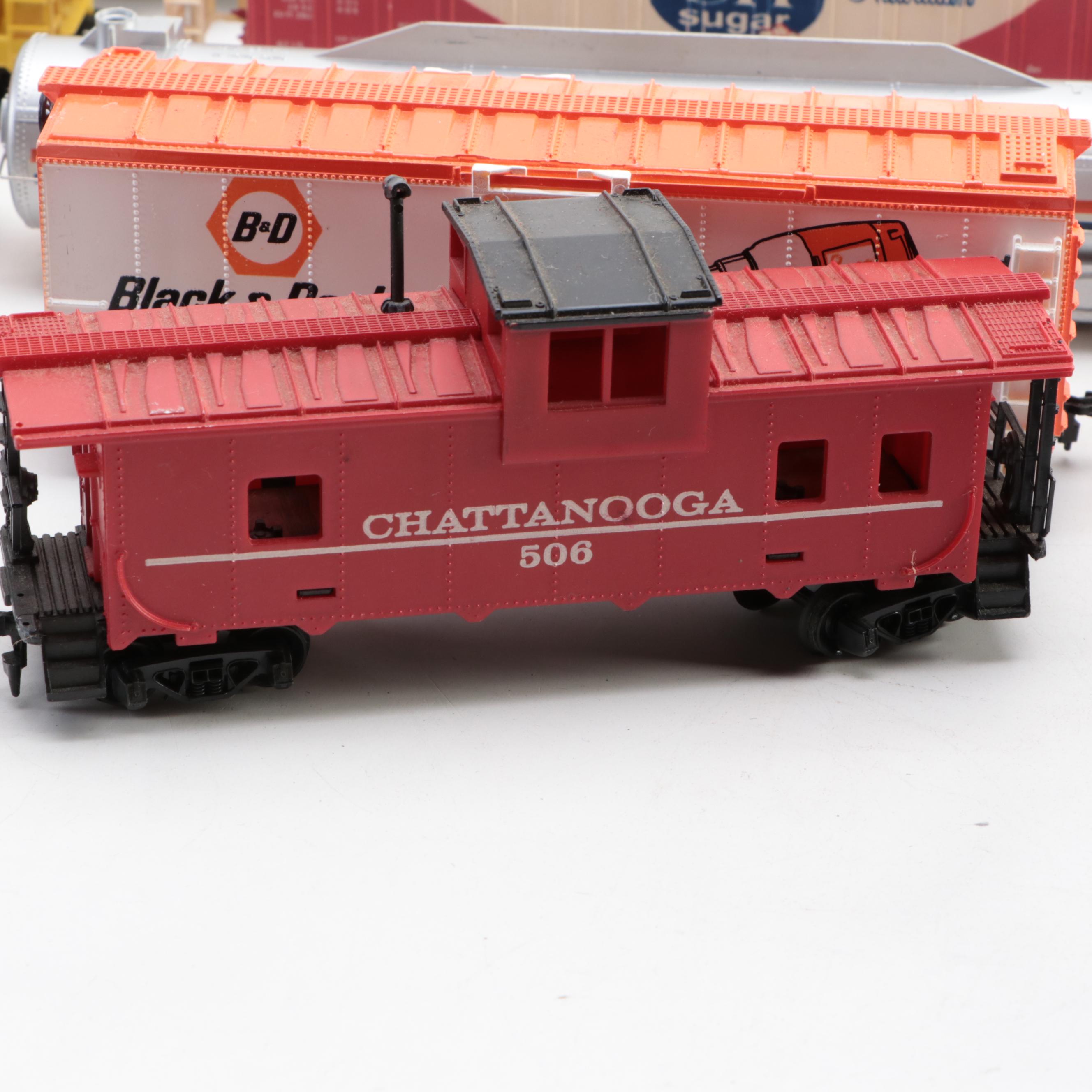 Tyco and Life-Like HO Model Electric Train Locomotive, Tracks, Cars and More