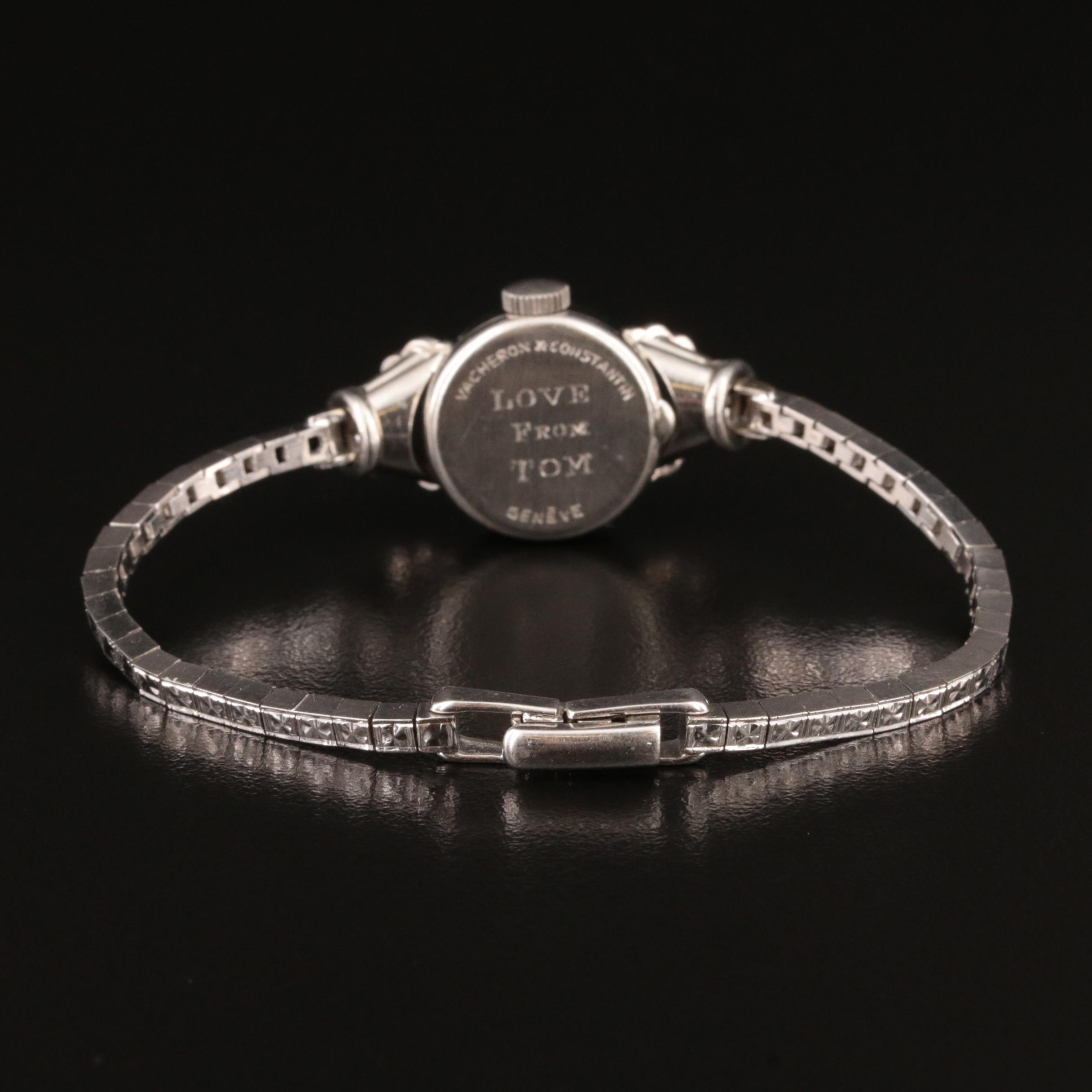 14K Diamond and Platinum Vacheron & Constatin Watch