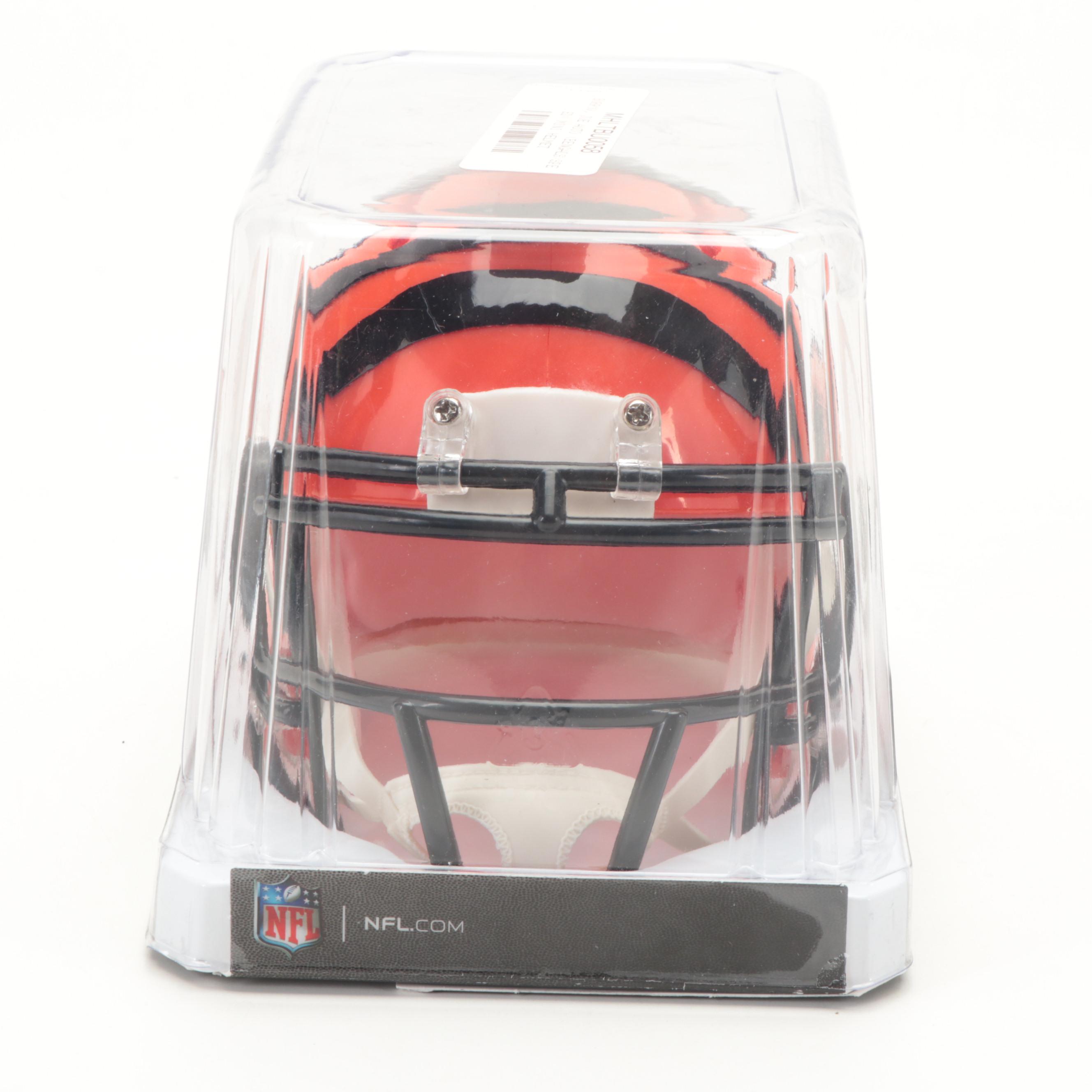 Cincinnati Bengals Joe Burrow Signed Riddell Mini Helmet