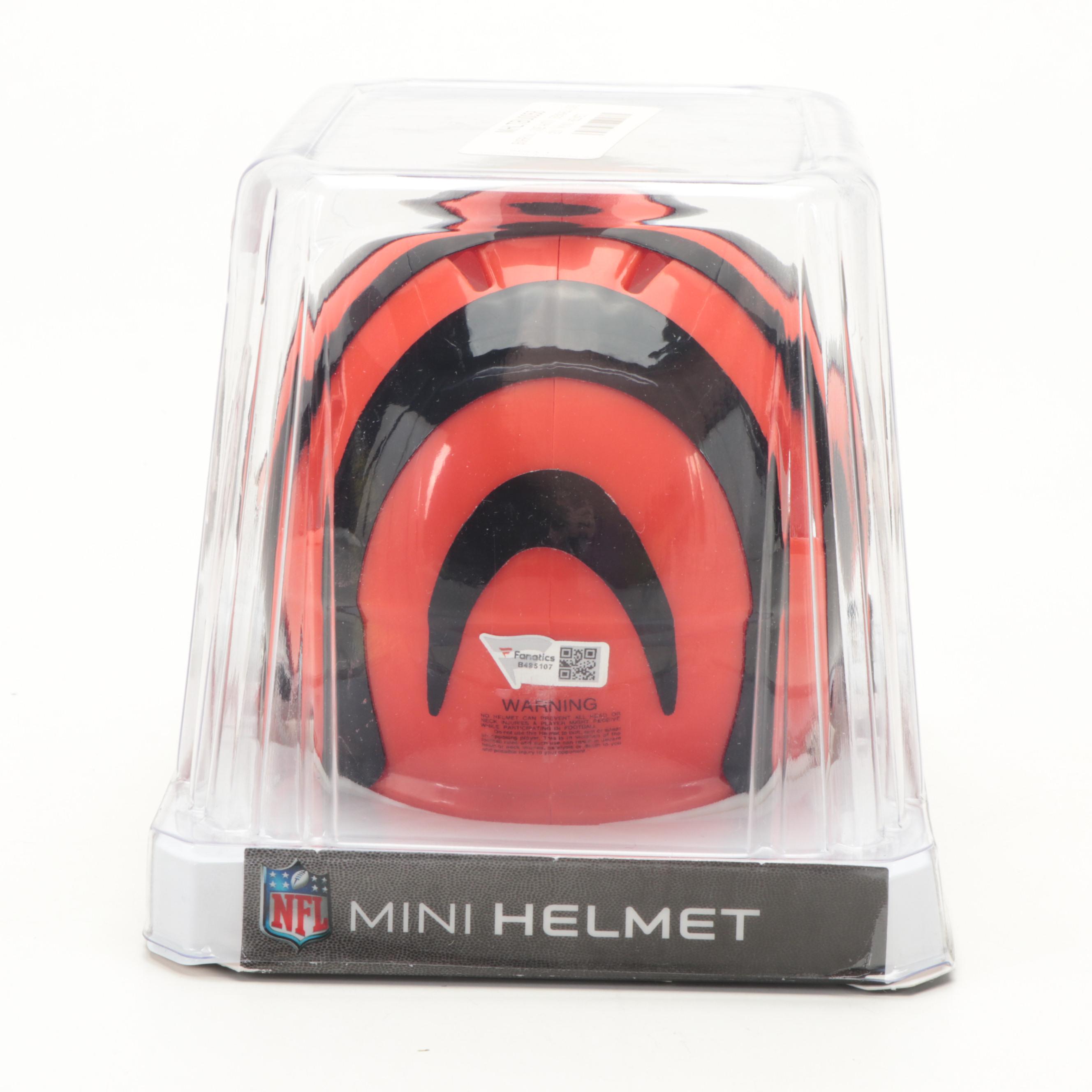 Cincinnati Bengals Joe Burrow Signed Riddell Mini Helmet