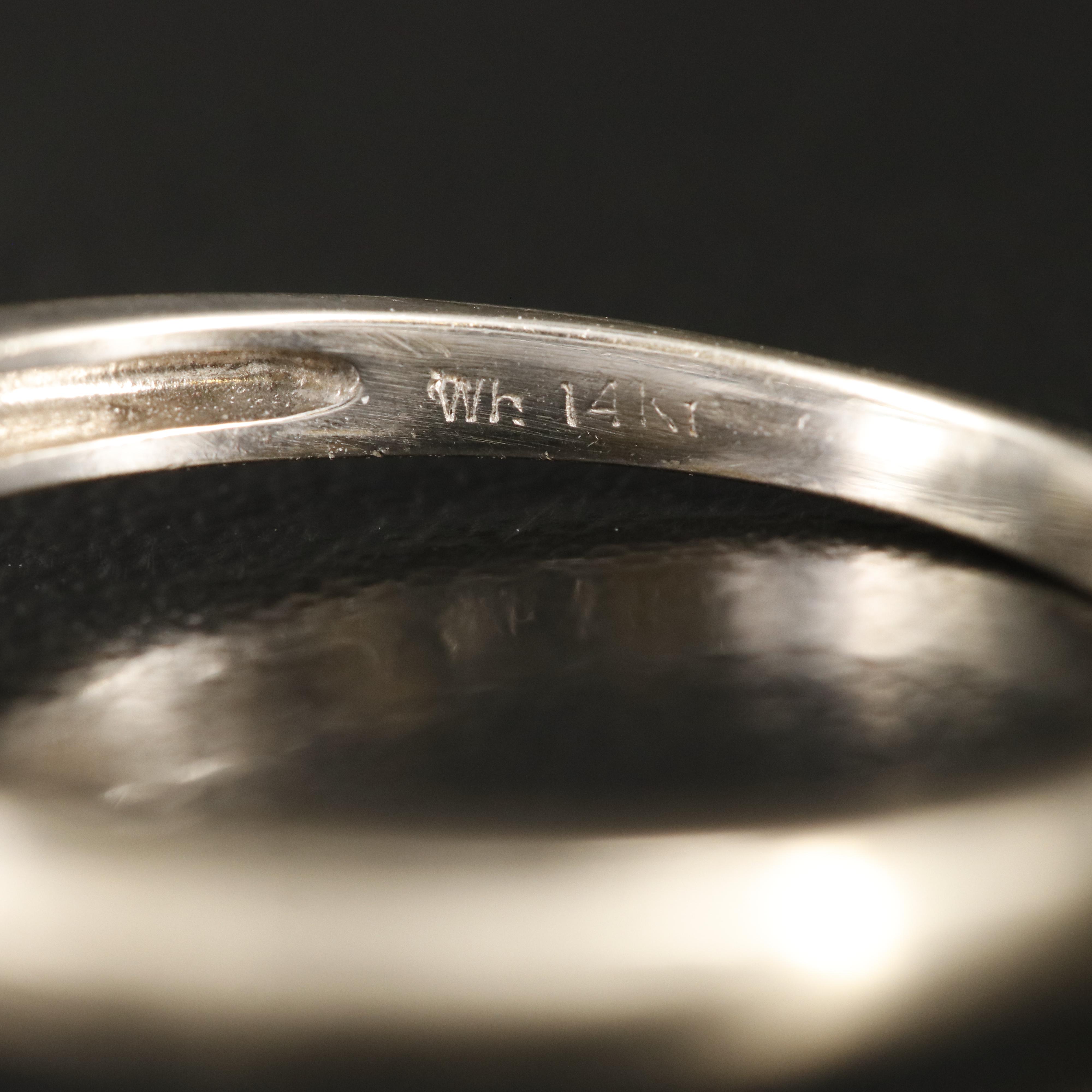 14K 0.36 CTW Diamond Cluster Ring