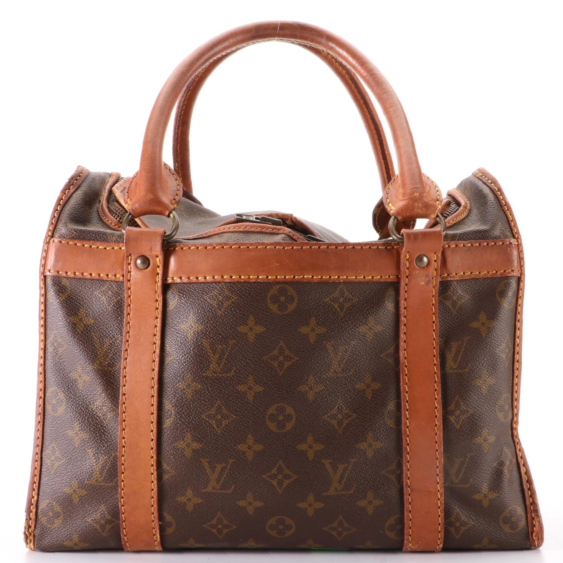 Louis Vuitton Sac Chaussures  in Monogram Canvas and Vachetta Leather