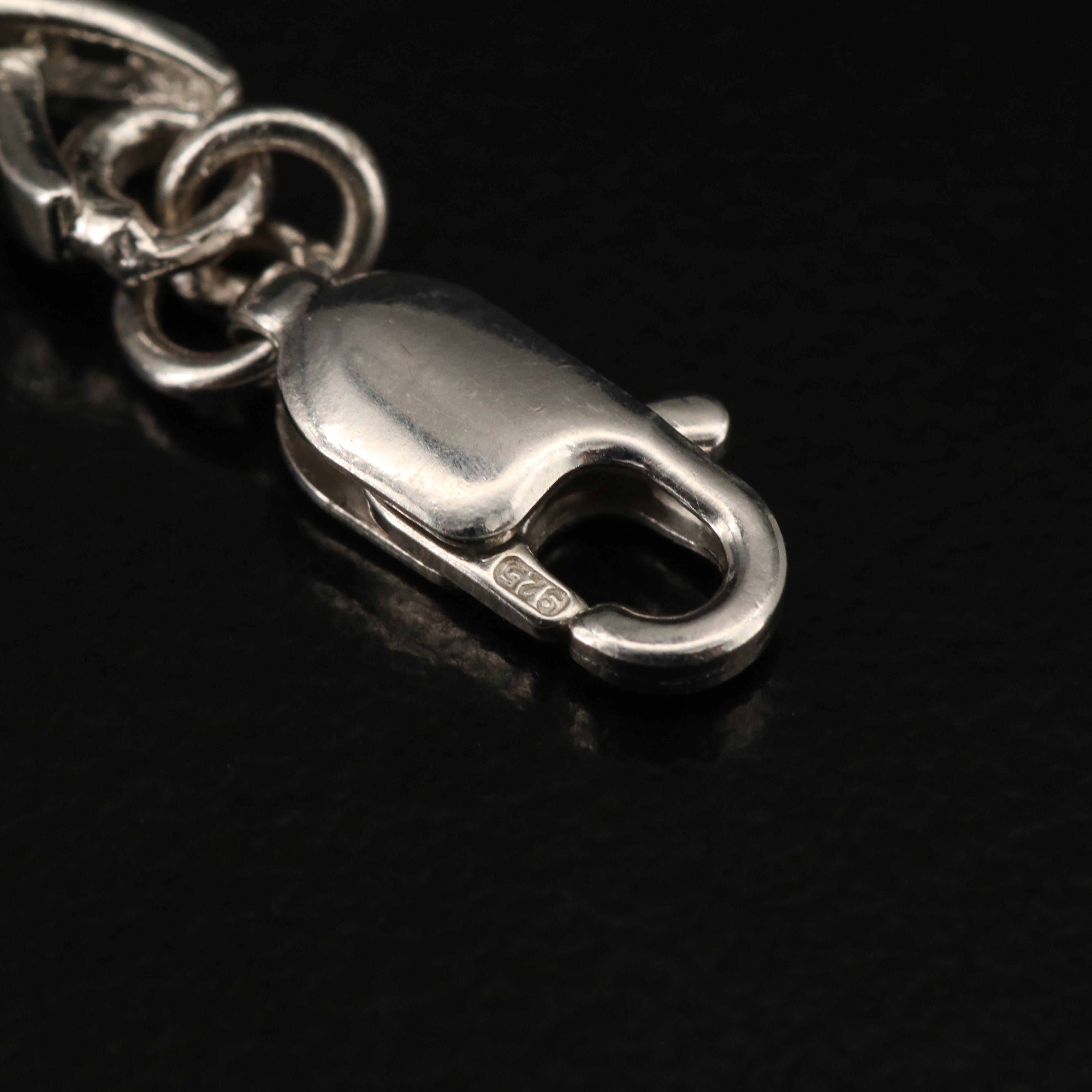 Sterling Diamond Bracelet