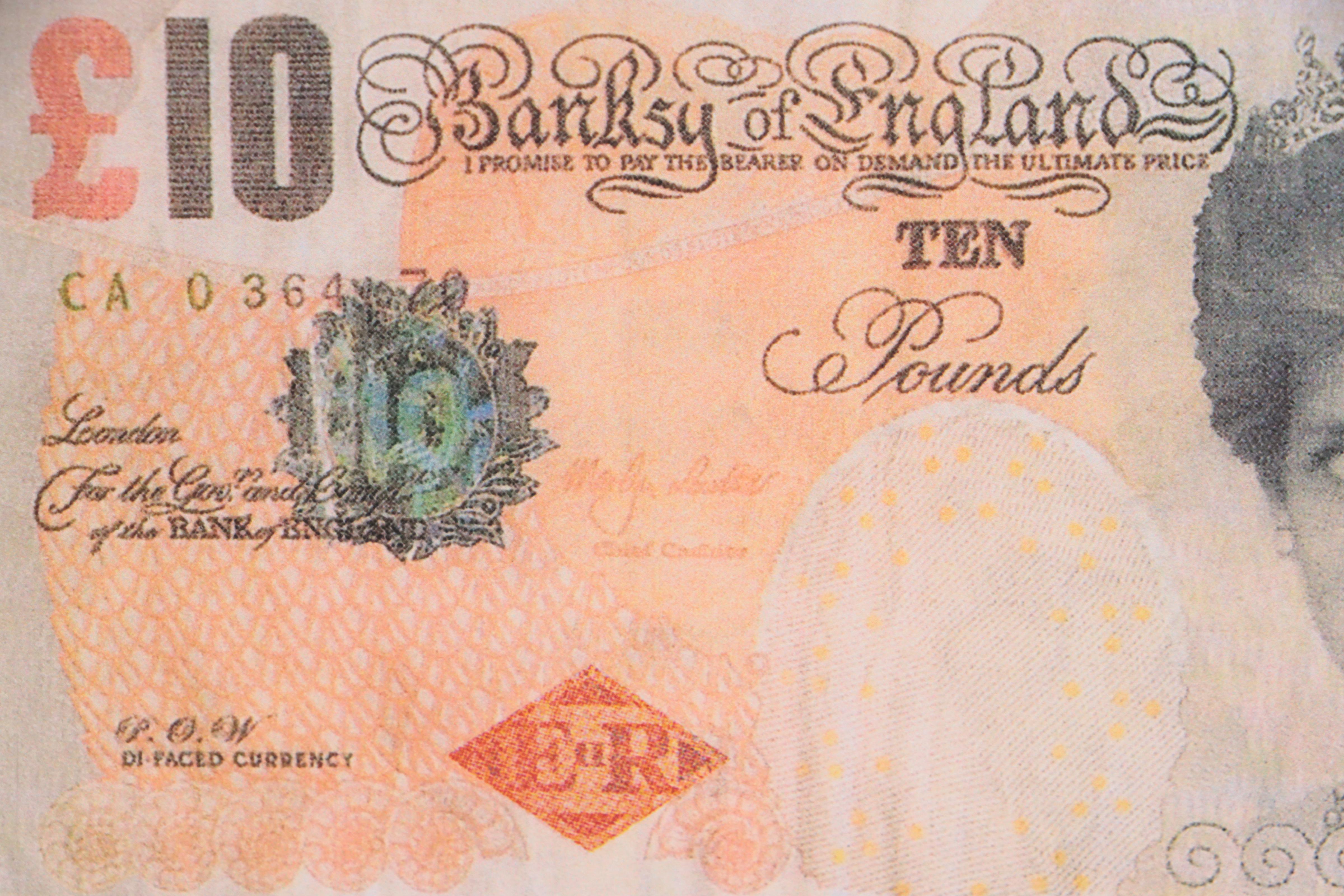 Giclée After Banksy "Di-Faced Tenner," 21st Century