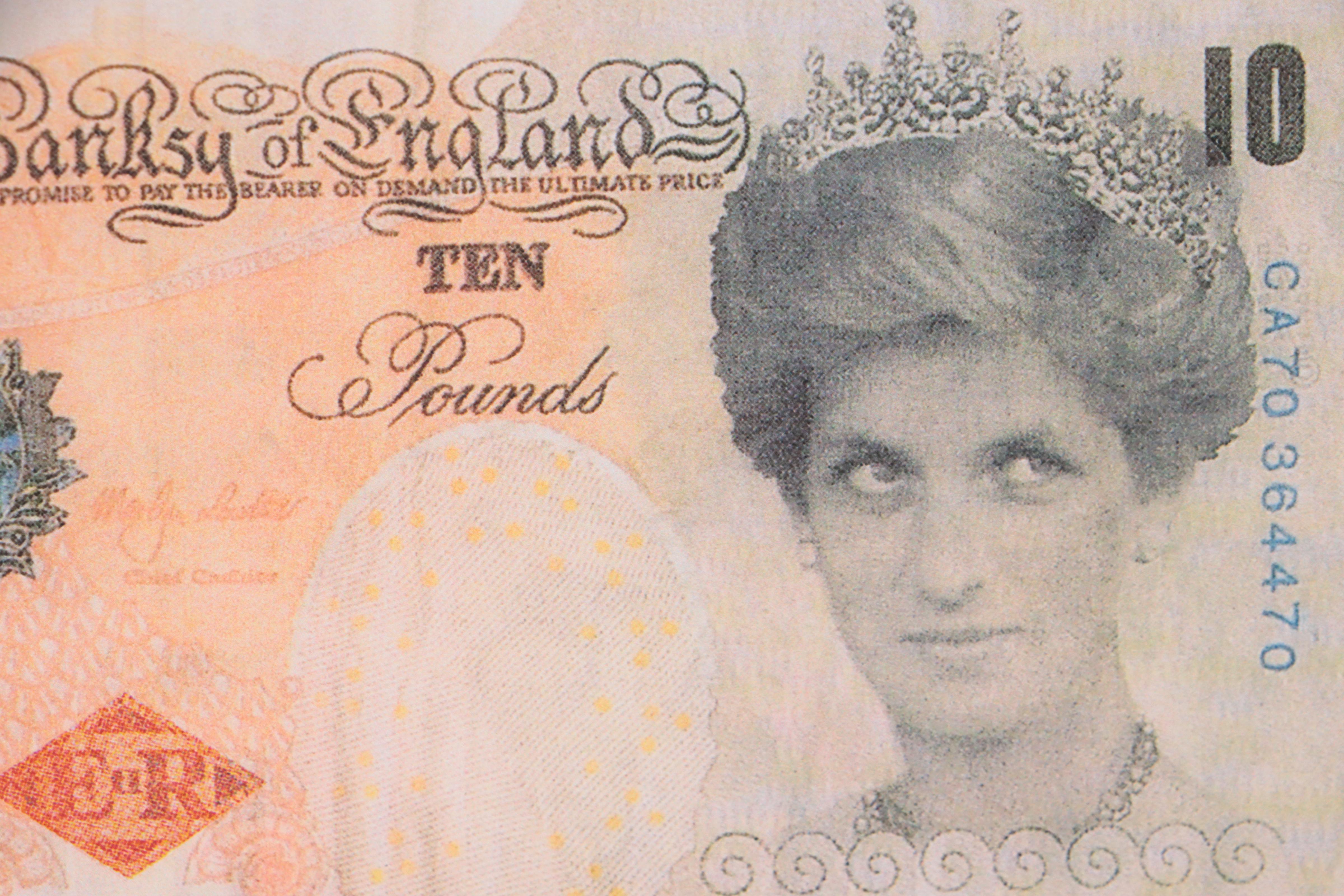 Giclée After Banksy "Di-Faced Tenner," 21st Century