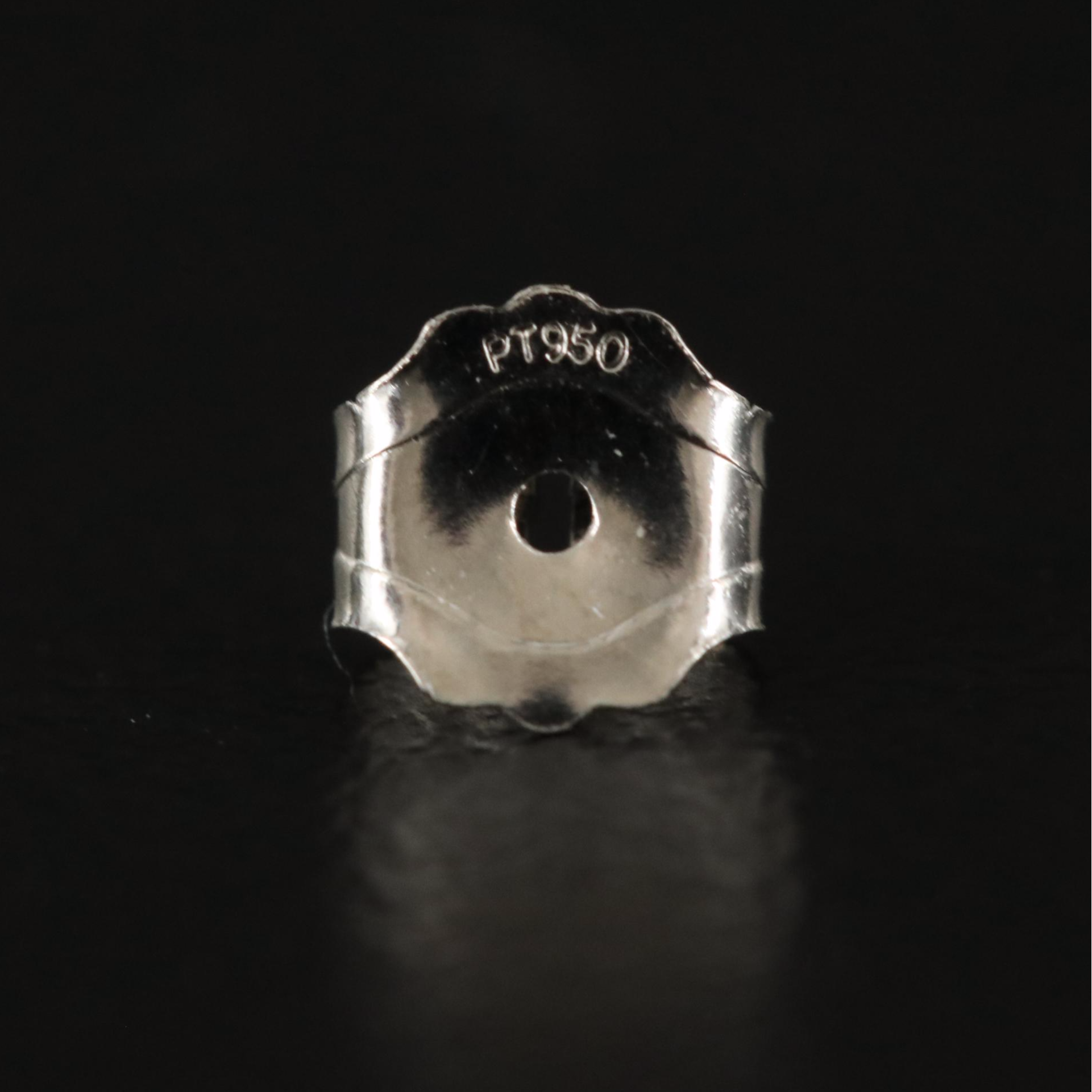 Platinum 3.04 CTW Lab Grown Diamond Stud Earrings with IGI Reports