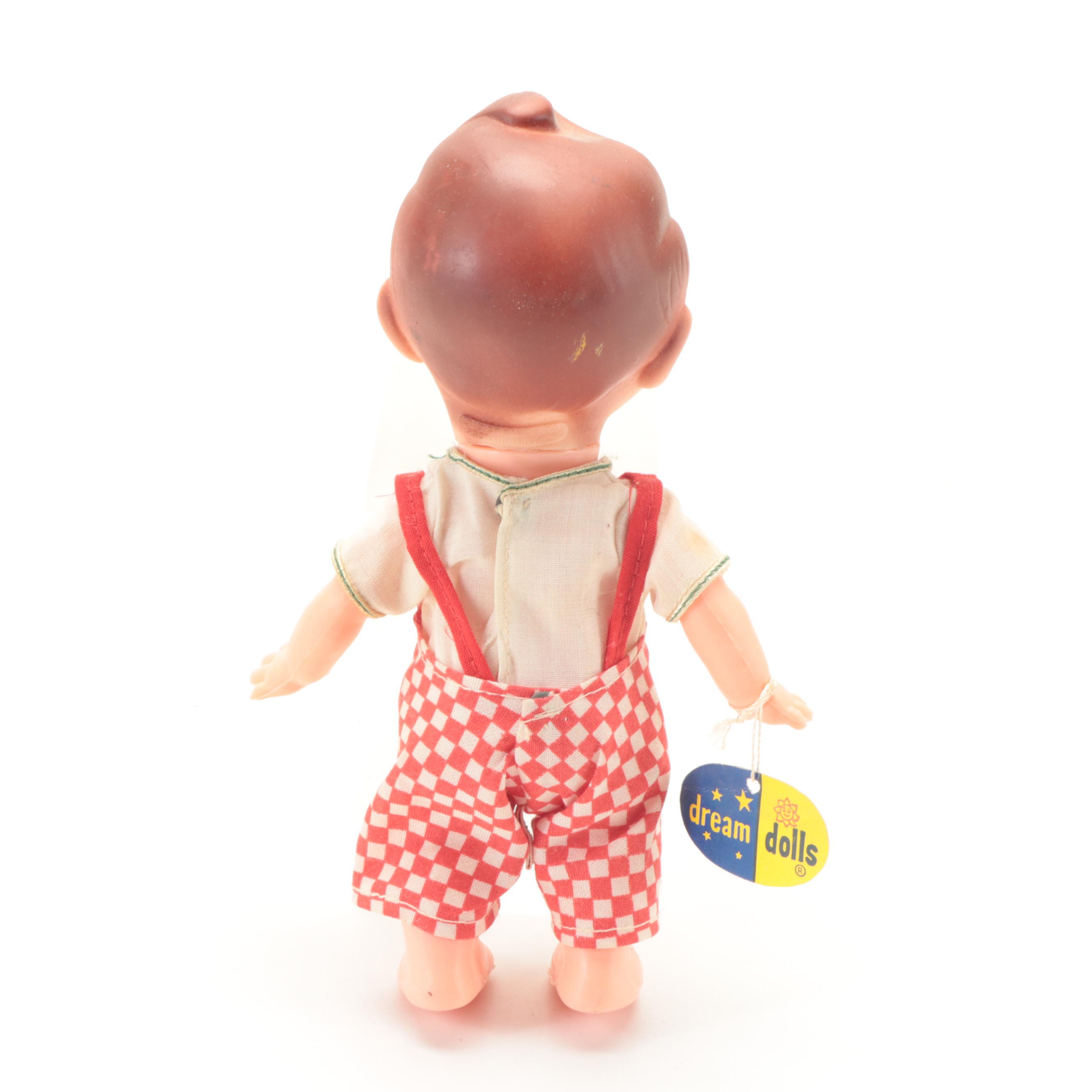 Mattel "Beany" Talking Doll with Dakin "Big Boy" Advertising Doll