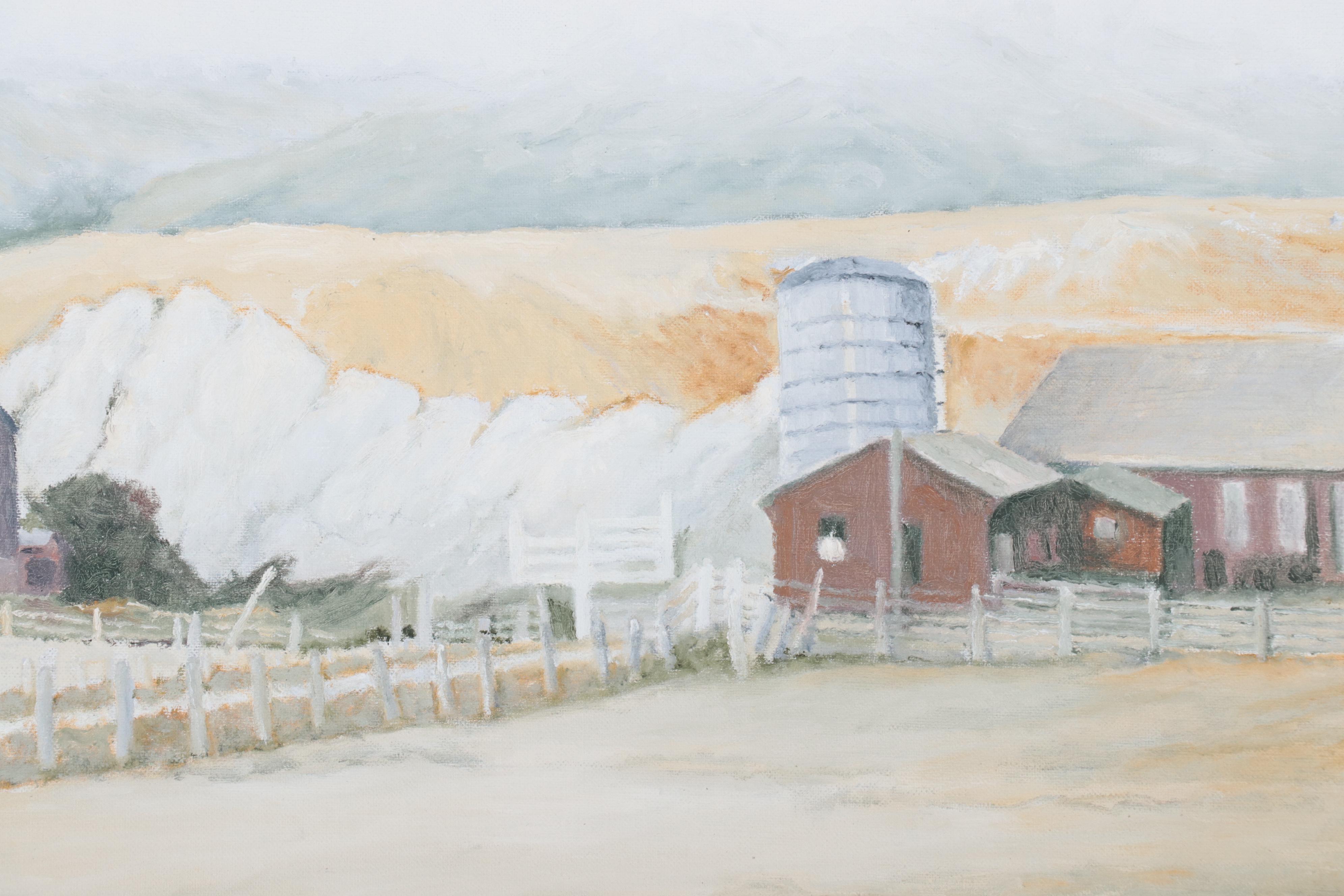 James Morgan Oil Painting "Point Reyes Rural," 2008